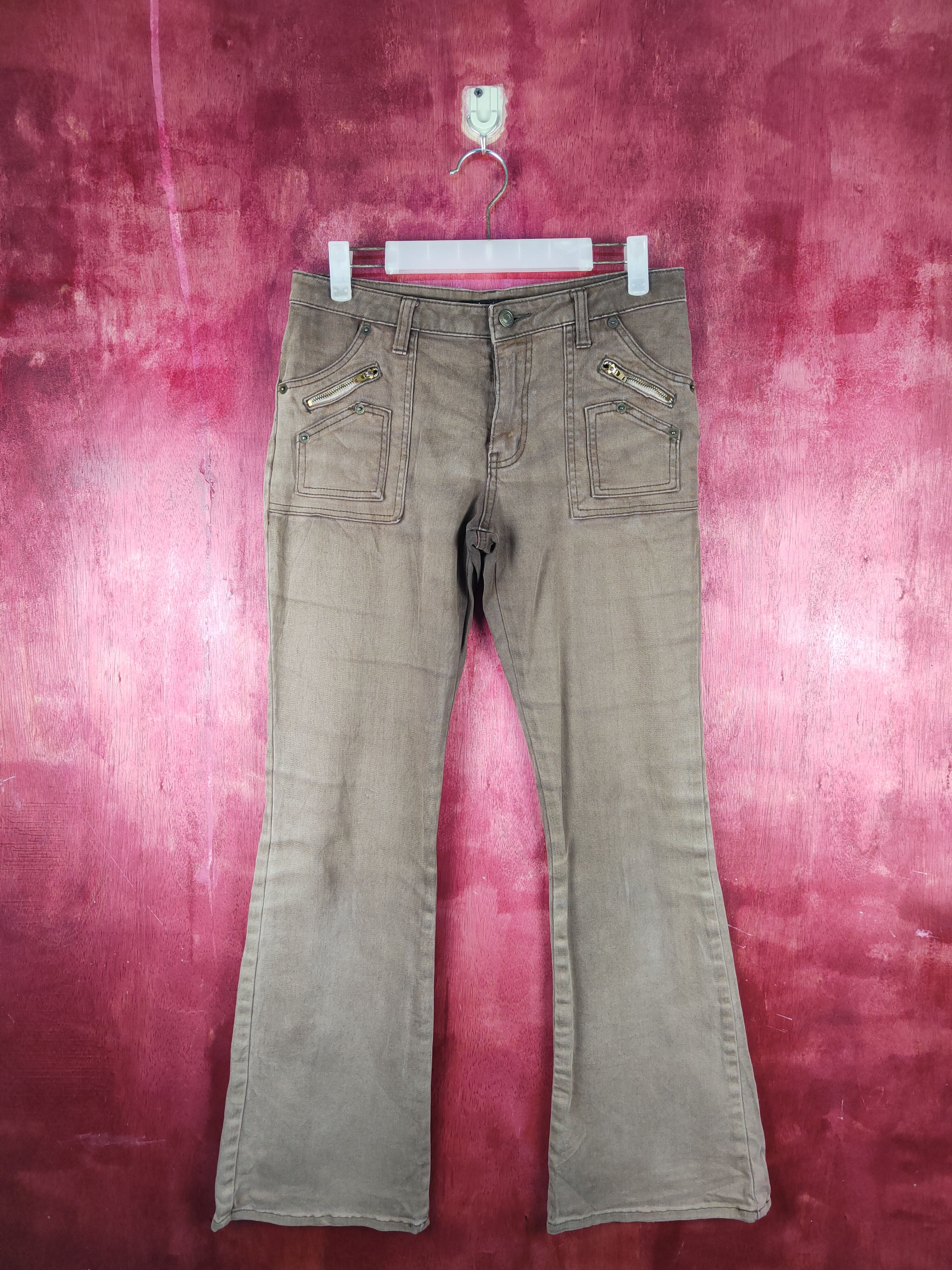 DL Daily Topics Brown Multipocket Bootcut Pants #S764