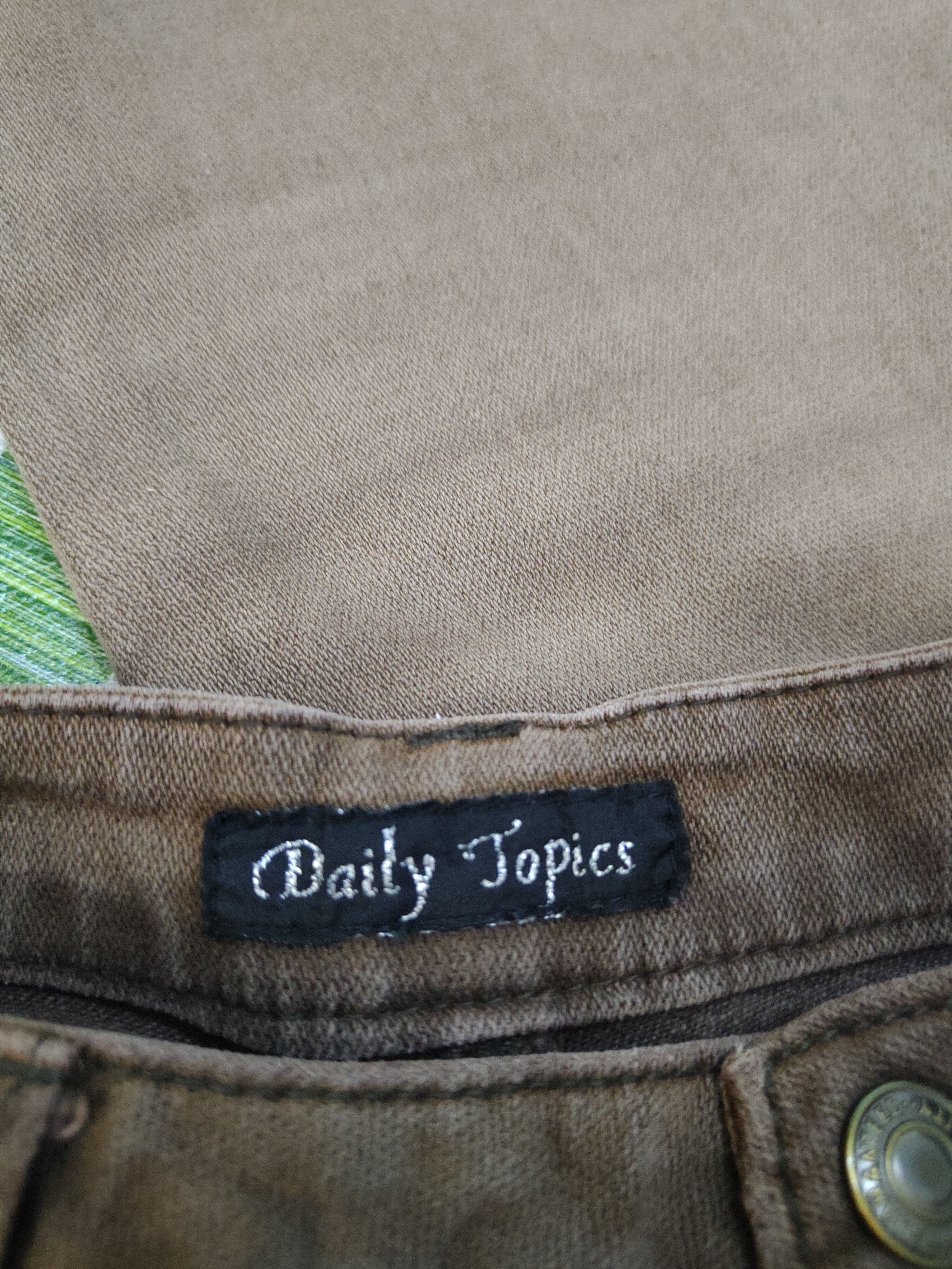 Japanese Brand DL Daily Topics Brown Multipocket Bootcut Pants #S764 Size 29" - 14 Thumbnail