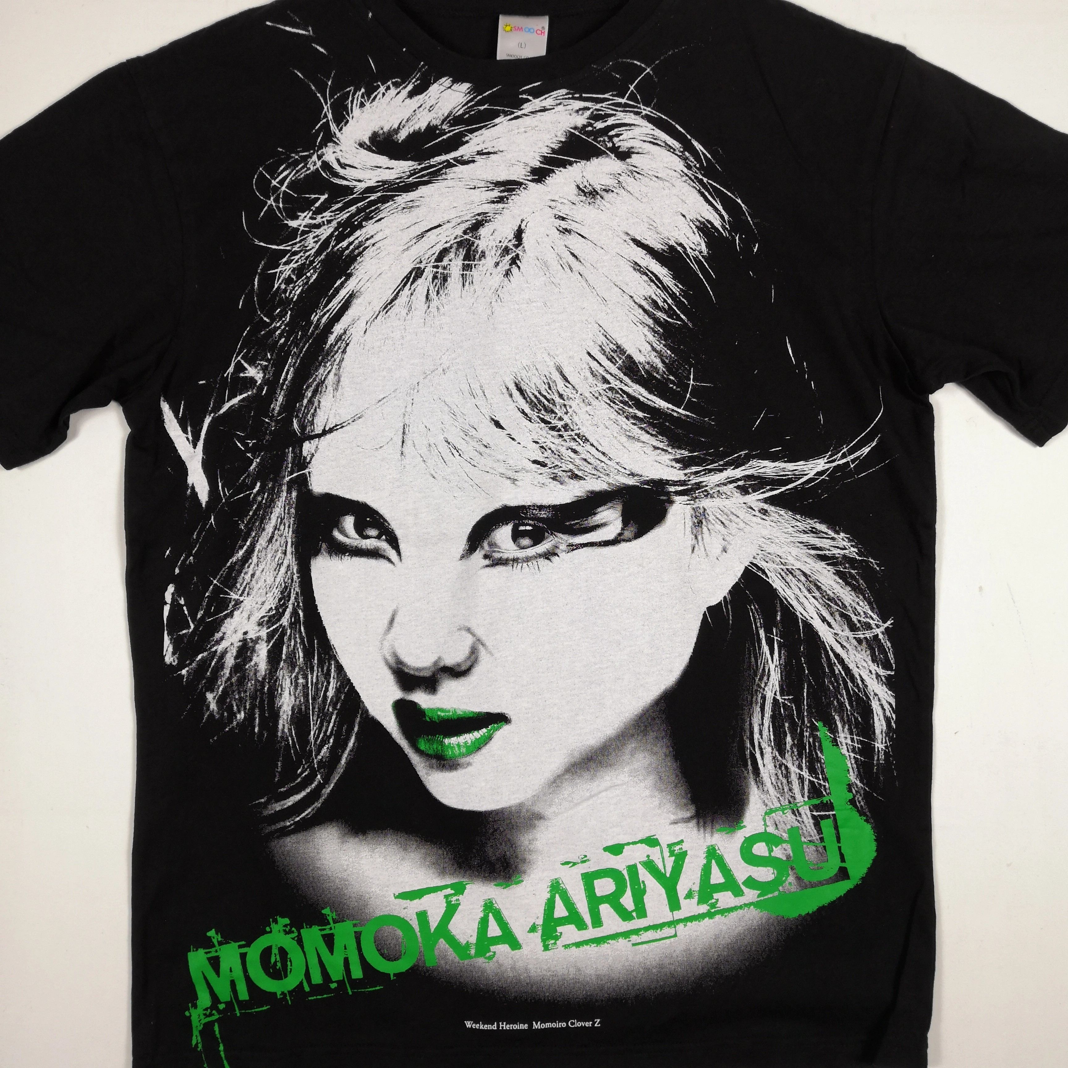 Band Tees Vintage Momoka Ariyasu T Shirt Clover Z Japanese Band Tees Size US L / EU 52-54 / 3 - 3 Thumbnail
