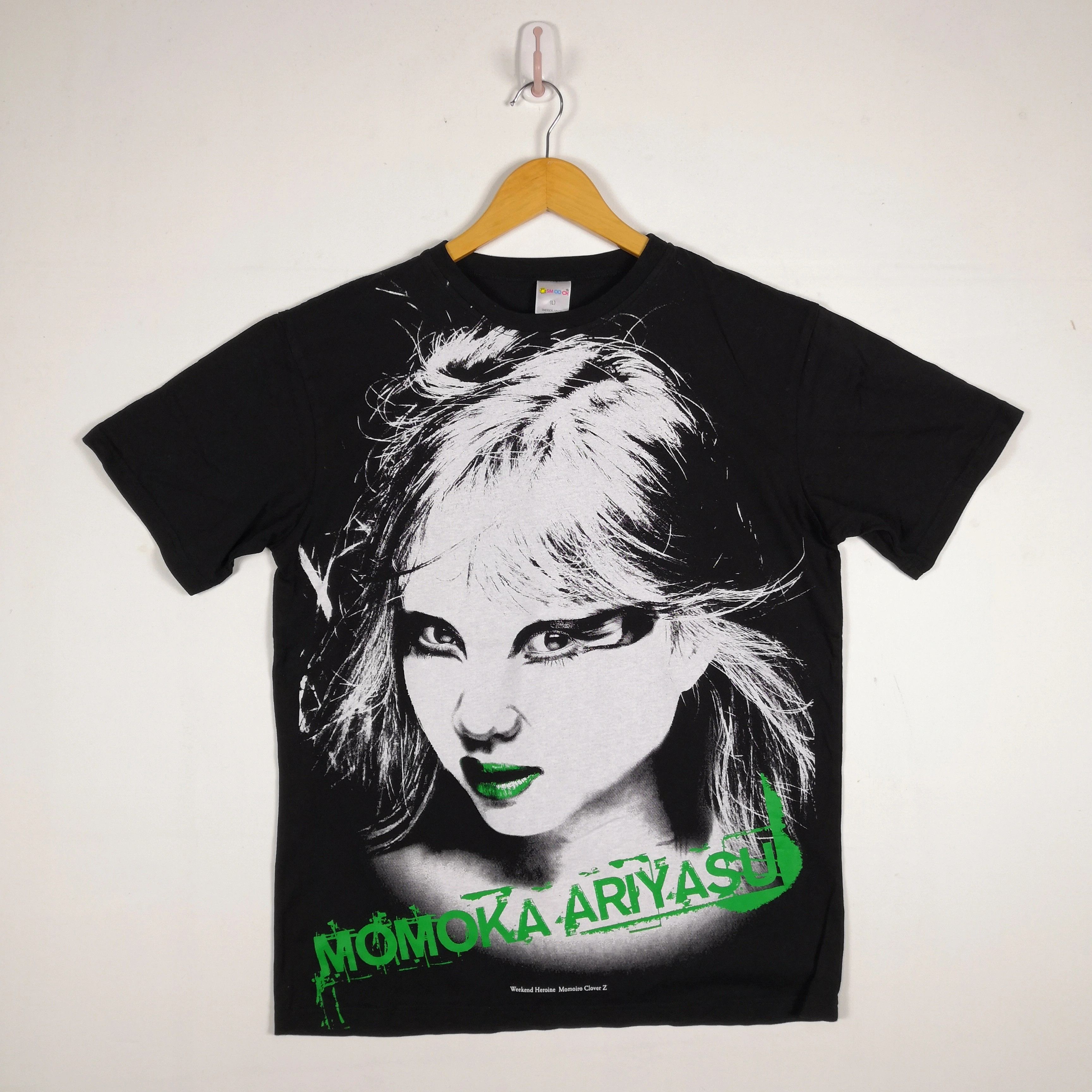 Band Tees Vintage Momoka Ariyasu T Shirt Clover Z Japanese Band Tees Size US L / EU 52-54 / 3 - 1 Thumbnail