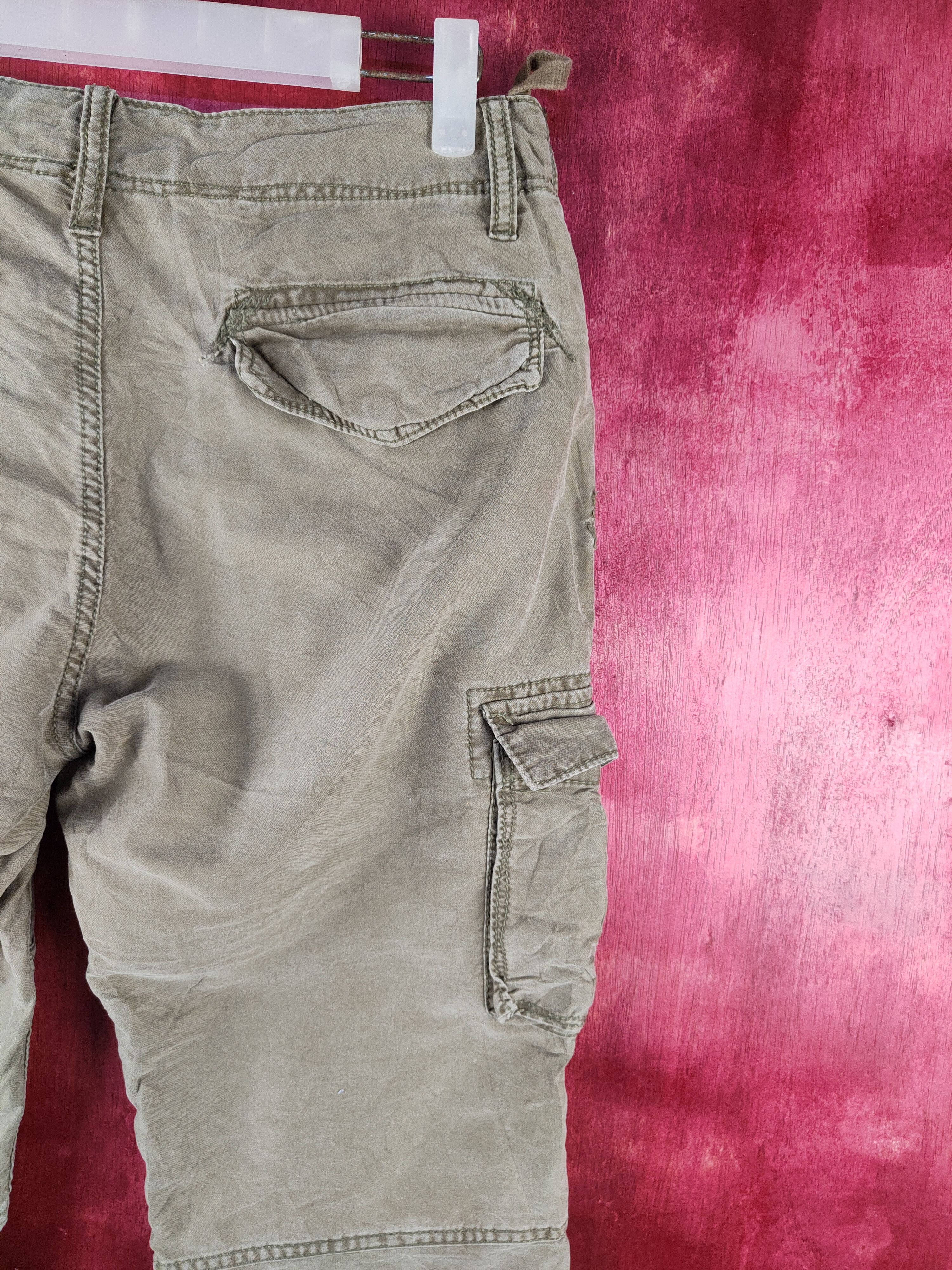 Japanese Brand Back Number Brown Multipocket Tactical Cargo Pants #S748 Size US 30 / EU 46 - 10 Thumbnail