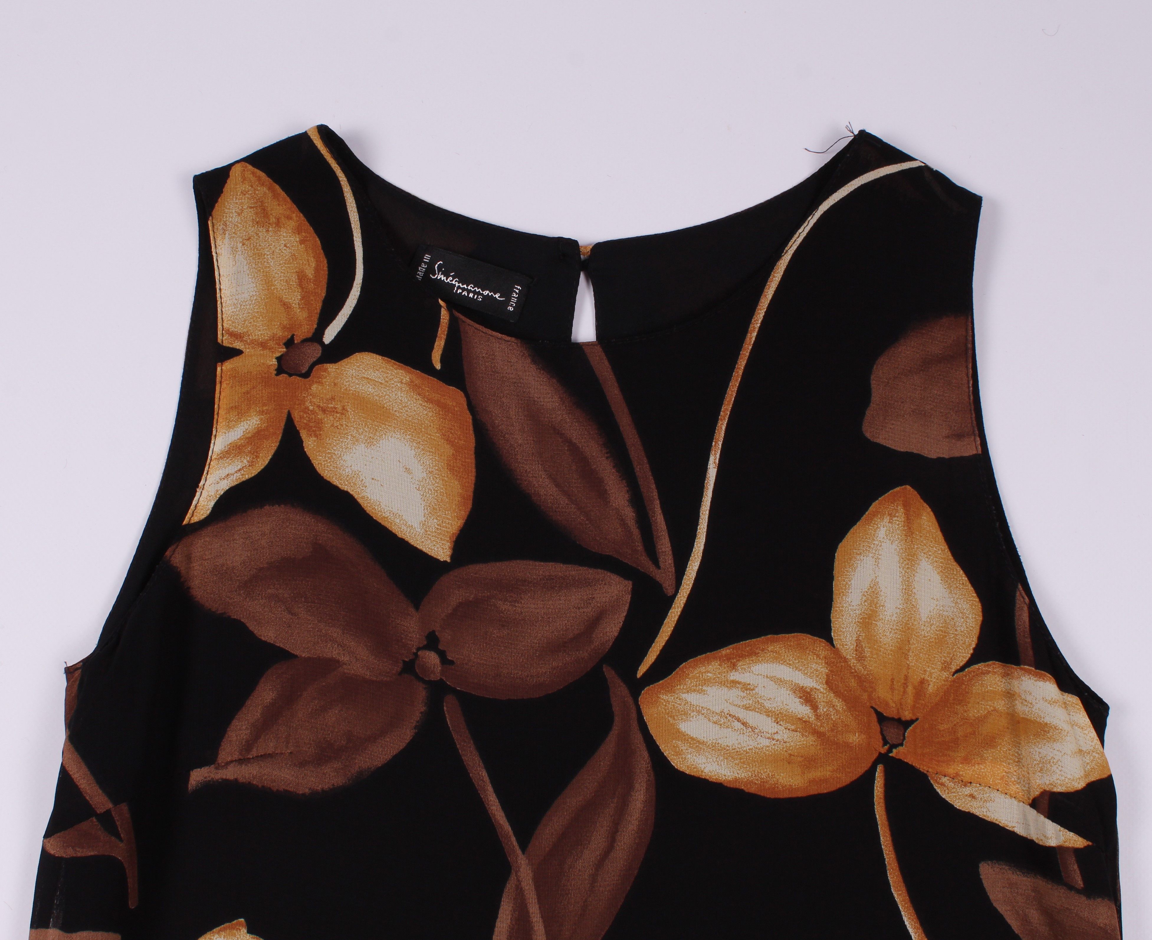 Vintage Vintage Y2K Sinequanone Paris Flora Print Dress Size S / US 4 / IT 40 - 5 Thumbnail