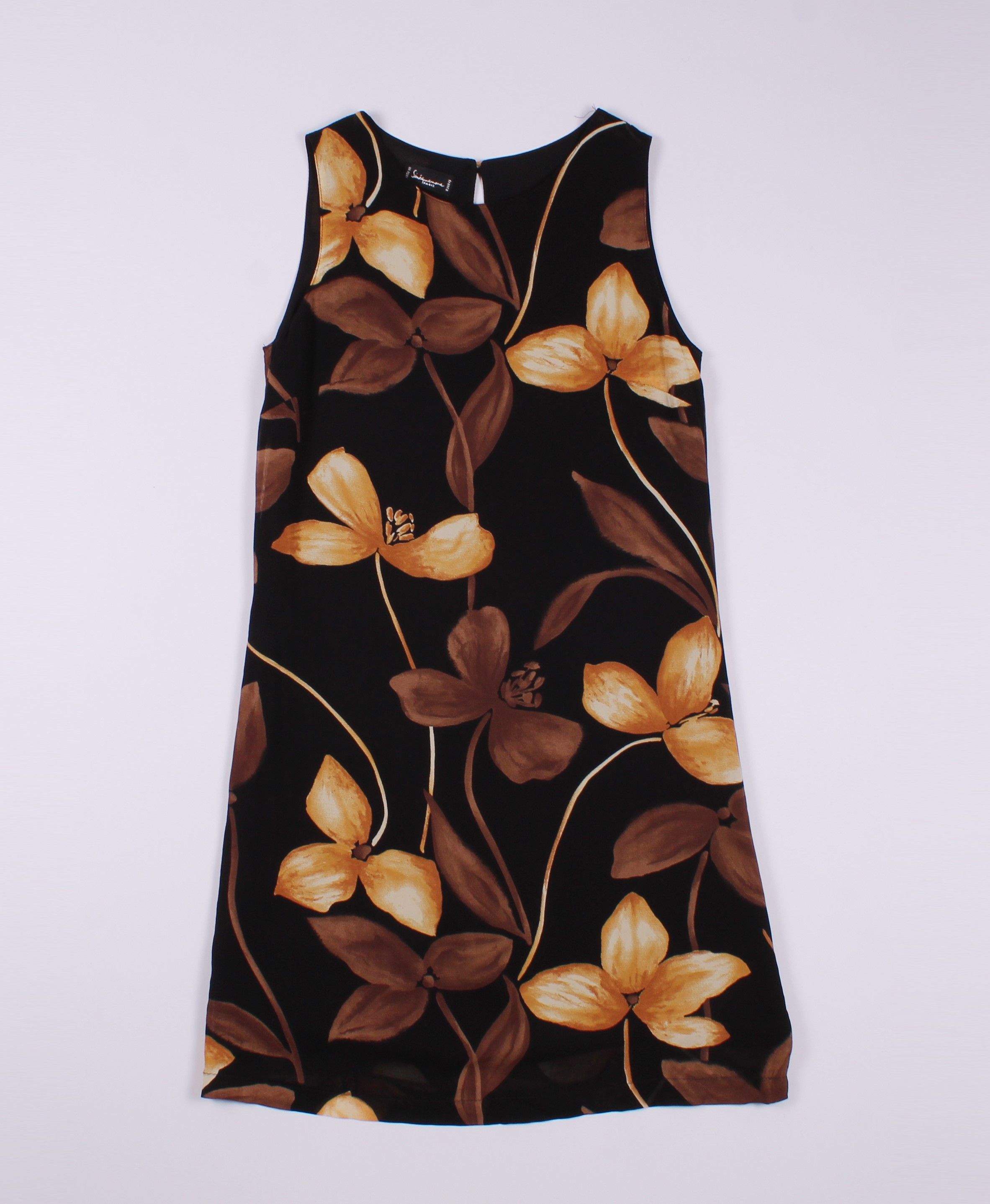 Vintage Vintage Y2K Sinequanone Paris Flora Print Dress Size S / US 4 / IT 40 - 4 Thumbnail