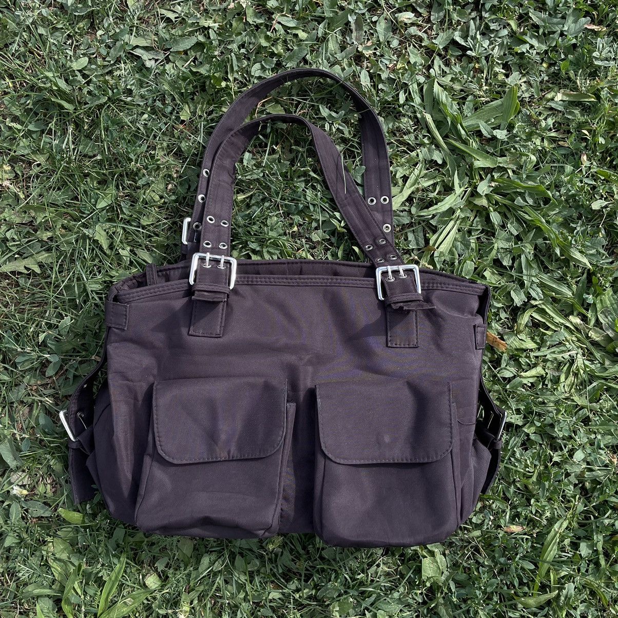 Vintage Vintage Y2K Cargo Tote Bag Workwear Streetwear Slim Faded OS Size ONE SIZE - 1 Thumbnail