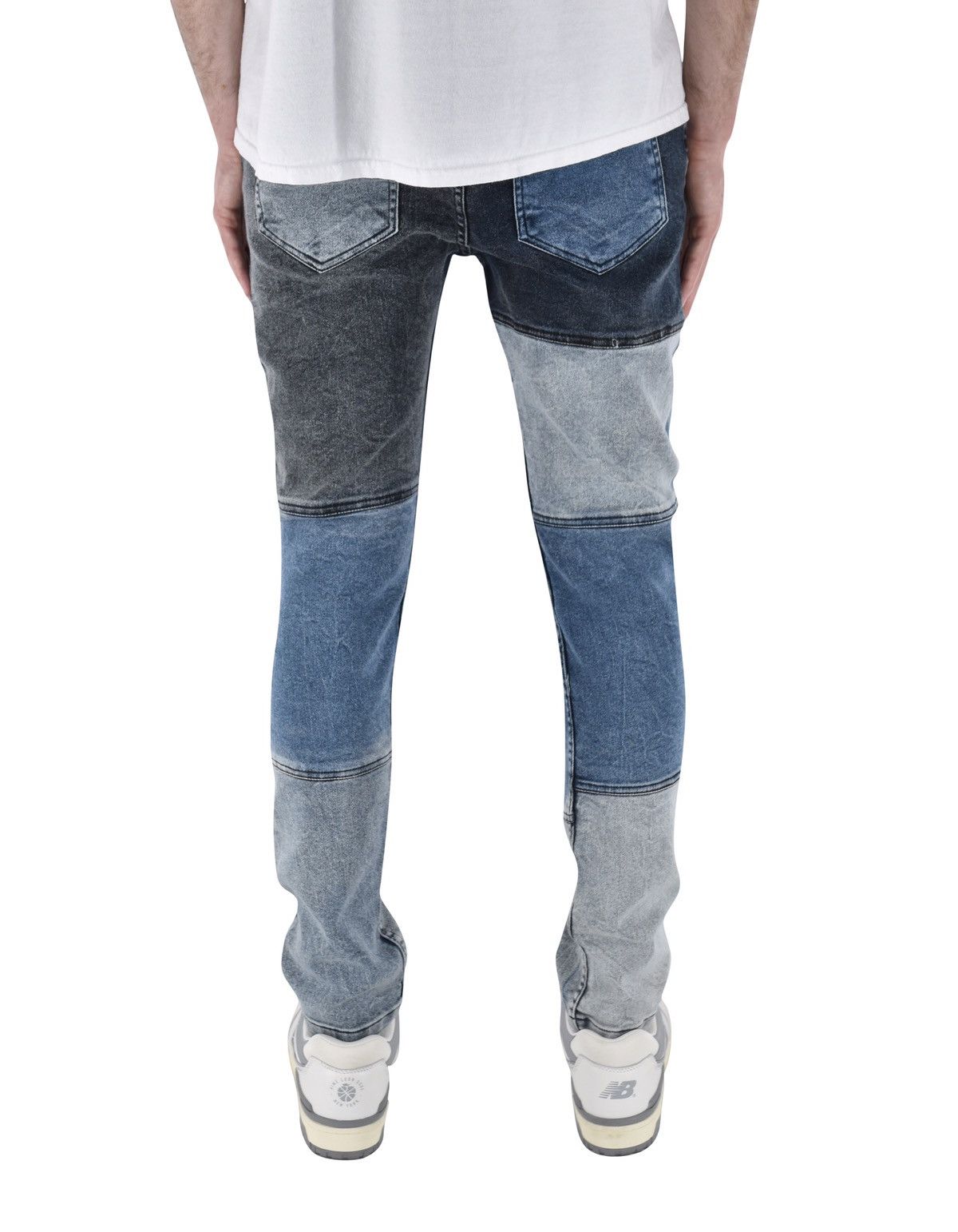 Vintage Patchwork Denim Dark Wash Size US 28 / EU 44 - 2 Thumbnail