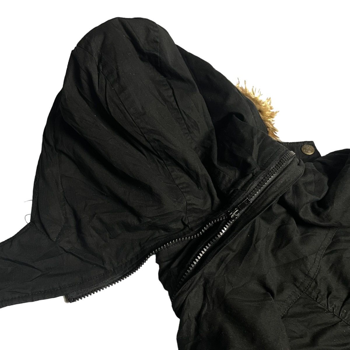 If Six Was Nine 🇯🇵 SKY BOMBER PUNK GOTHIC FUR HOODIE JACKET Size US L / EU 52-54 / 3 - 10 Thumbnail