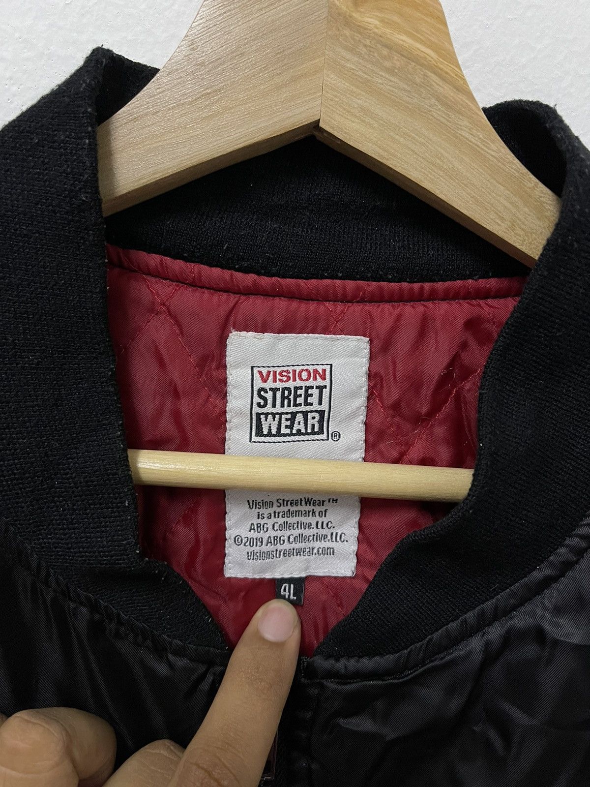 Japanese Brand × Vintage × Vision Streetwear Vision Streetwear Zip Up Style Bombers Jacket Size US XXL / EU 58 / 5 - 7 Thumbnail