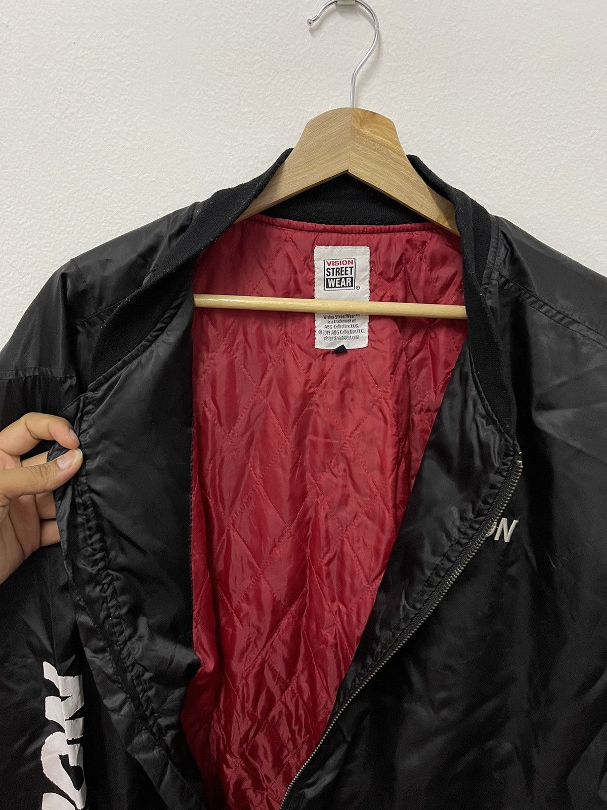 Japanese Brand × Vintage × Vision Streetwear Vision Streetwear Zip Up Style Bombers Jacket Size US XXL / EU 58 / 5 - 8 Thumbnail
