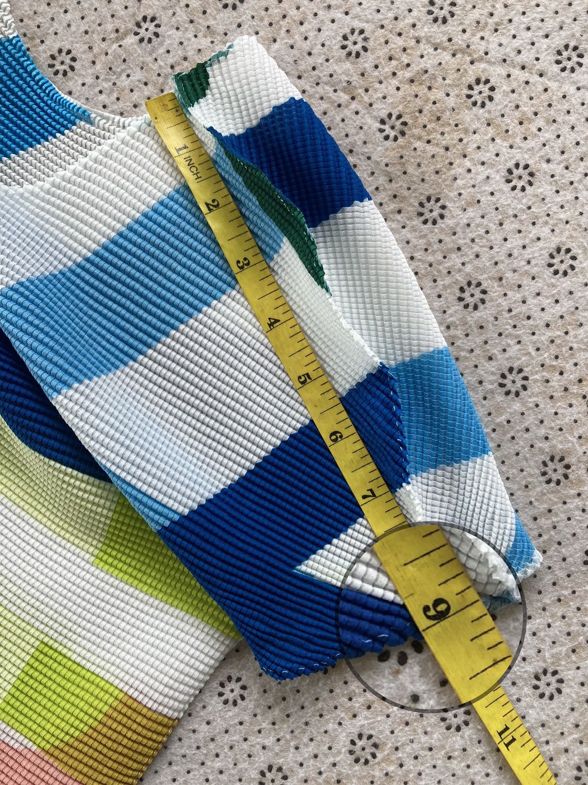 Designer × Japanese Brand × Pleats Please Issey Miyake Lady Issey Miyake Me Pleat Spring Fabric Tee Size M / US 6-8 / IT 42-44 - 7 Thumbnail