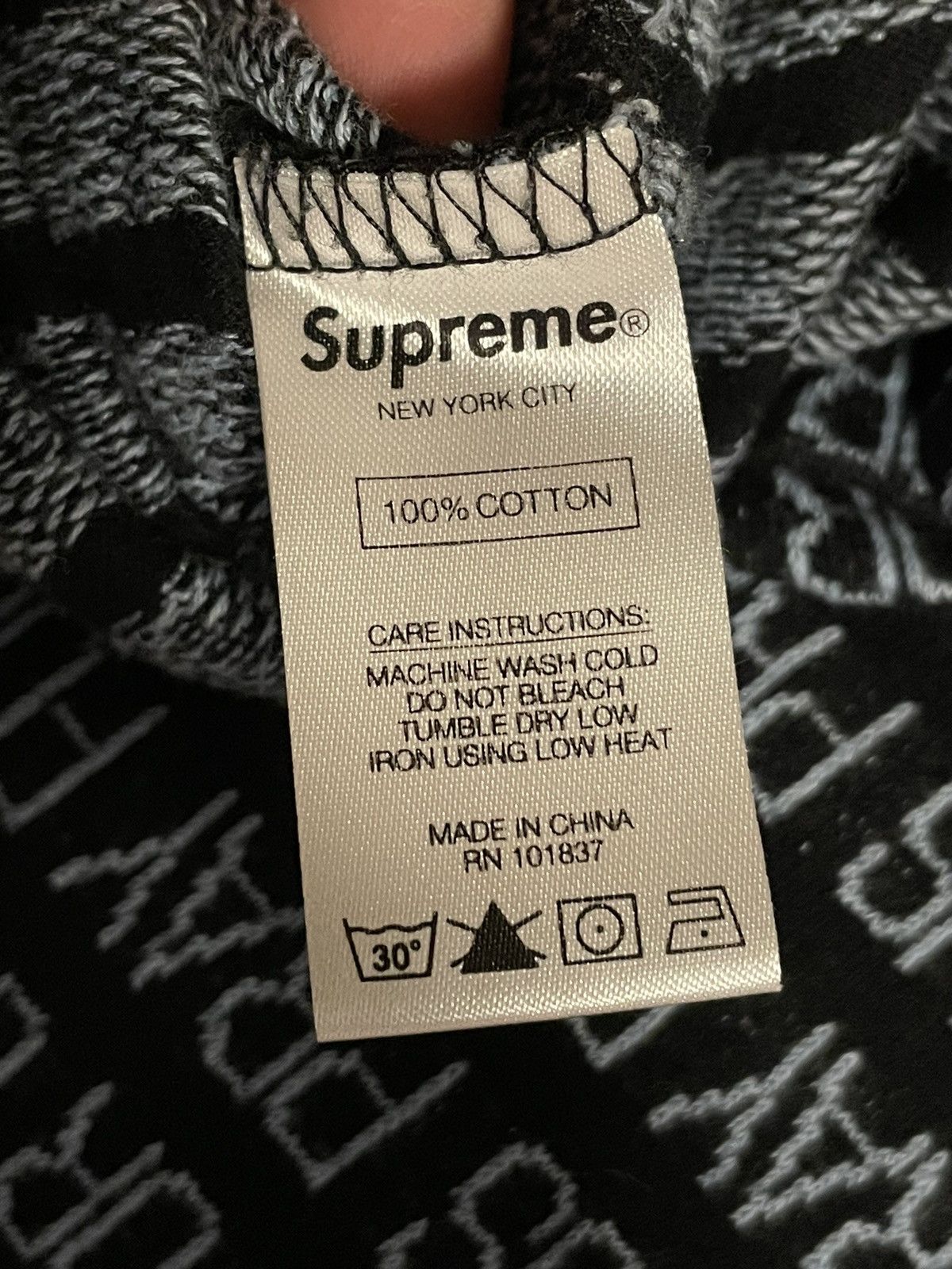 Supreme Supreme Pray For Us Jacquard Polo SS18 | Grailed