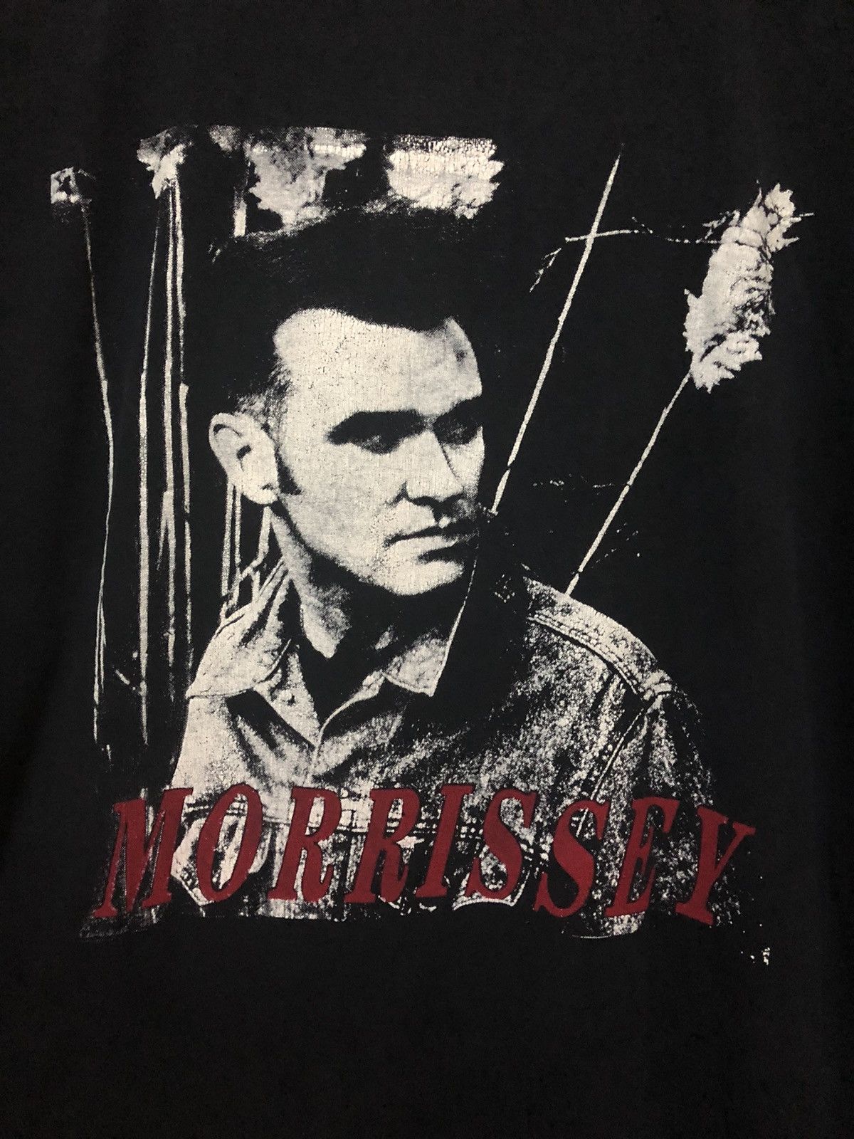 Band Tees × Morrissey × Vintage Vintage Morrisey The Smiths On Tour Big Print Rare T Shirt Size US XL / EU 56 / 4 - 7 Thumbnail