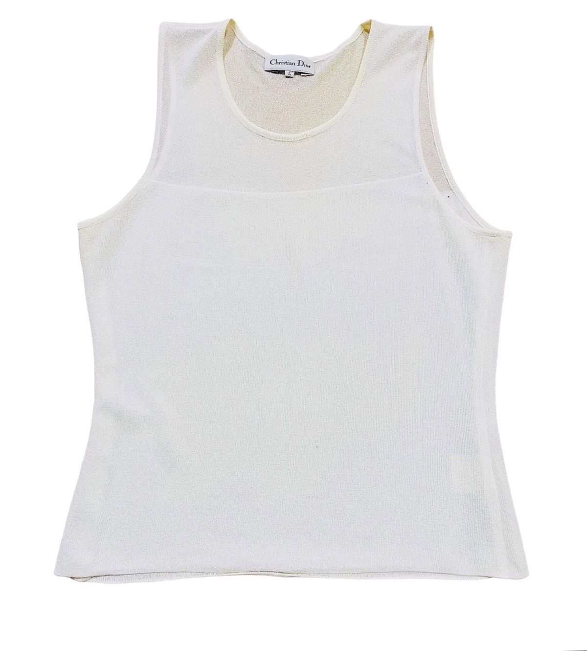 Dior Vintage CD Tank Top Size L / US 10 / IT 46 - 1 Thumbnail