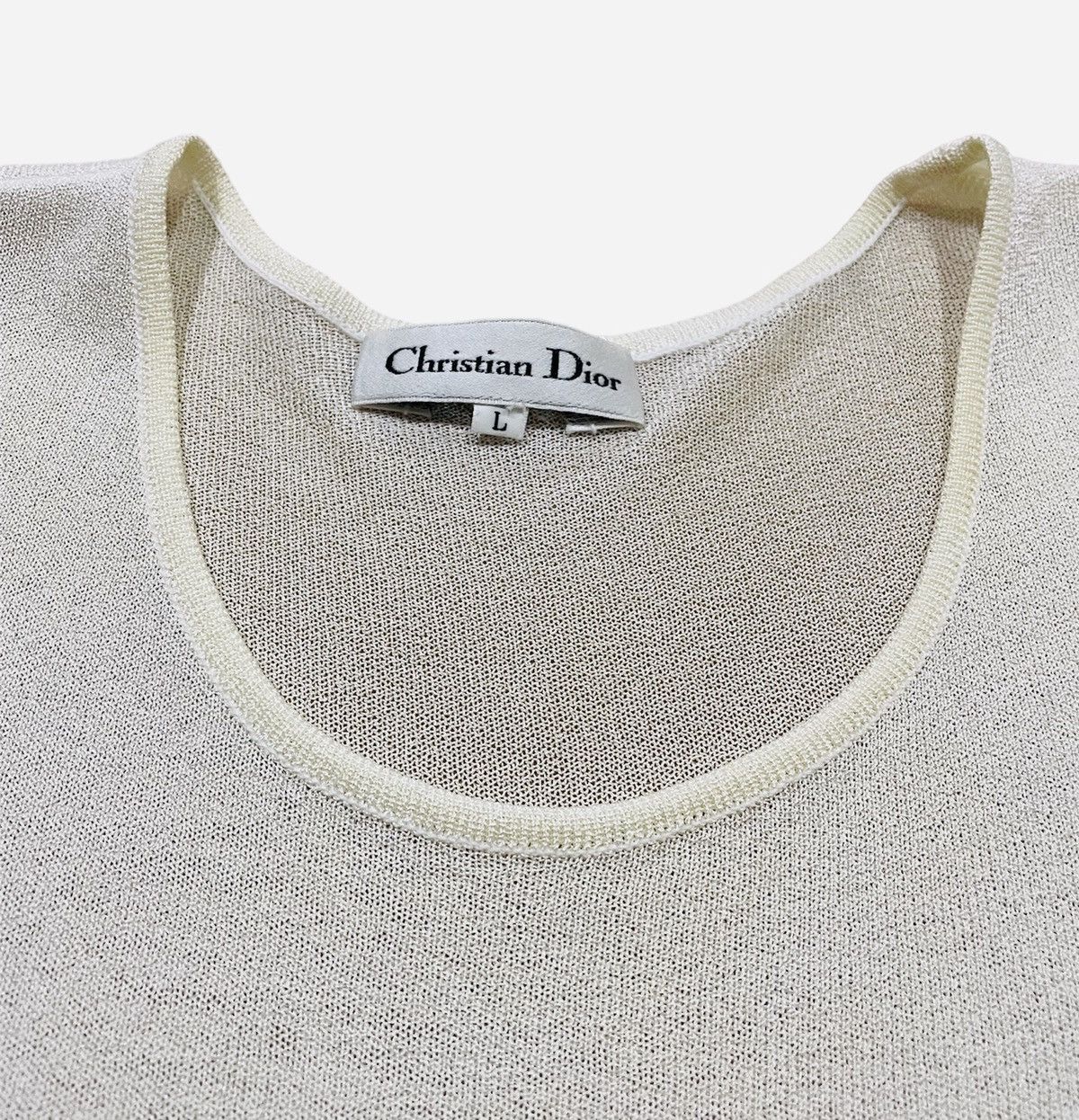 Dior Vintage CD Tank Top Size L / US 10 / IT 46 - 3 Thumbnail