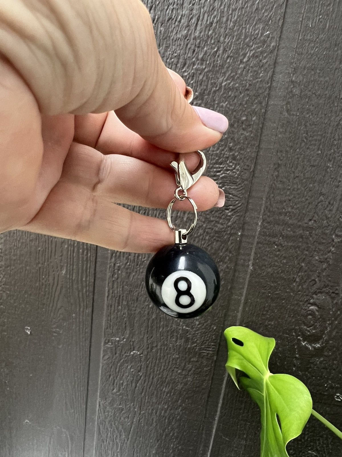 Vintage 8 ball keychain clip Size ONE SIZE - 4 Thumbnail
