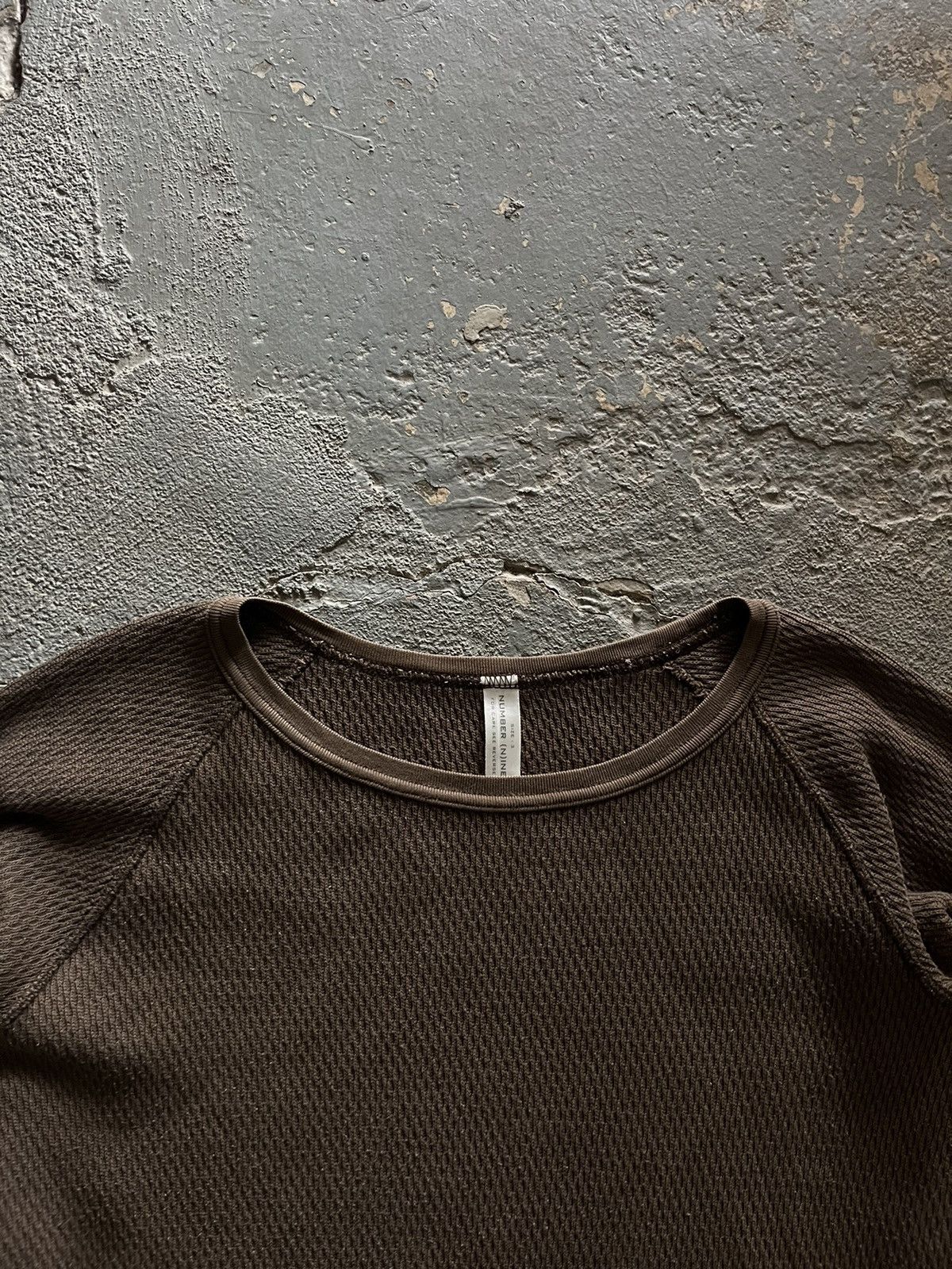 Number (N)ine AW02 “Nowhere Man” Thermal Knit Size US M / EU 48-50 / 2 - 2 Thumbnail