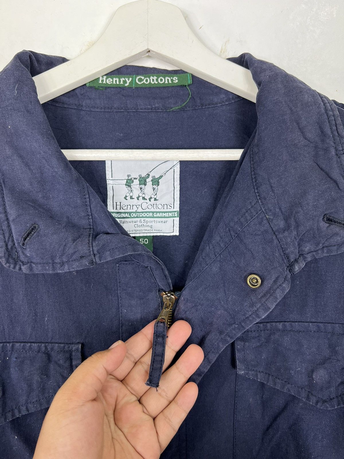 Henry Cotton's × Vintage VINTAGE 90s HENRY COTTONS HUNTING JACKET Size US M / EU 48-50 / 2 - 8 Thumbnail