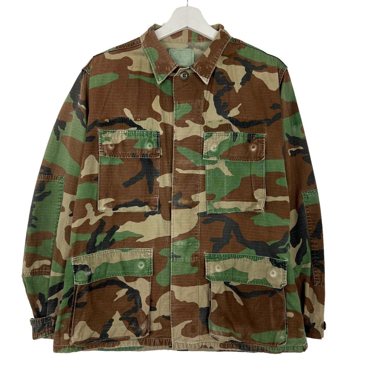 Vintage 🔥 TRUE VINTAGE MILITARY CAMO JACKET Size US M / EU 48-50 / 2 - 1 Thumbnail