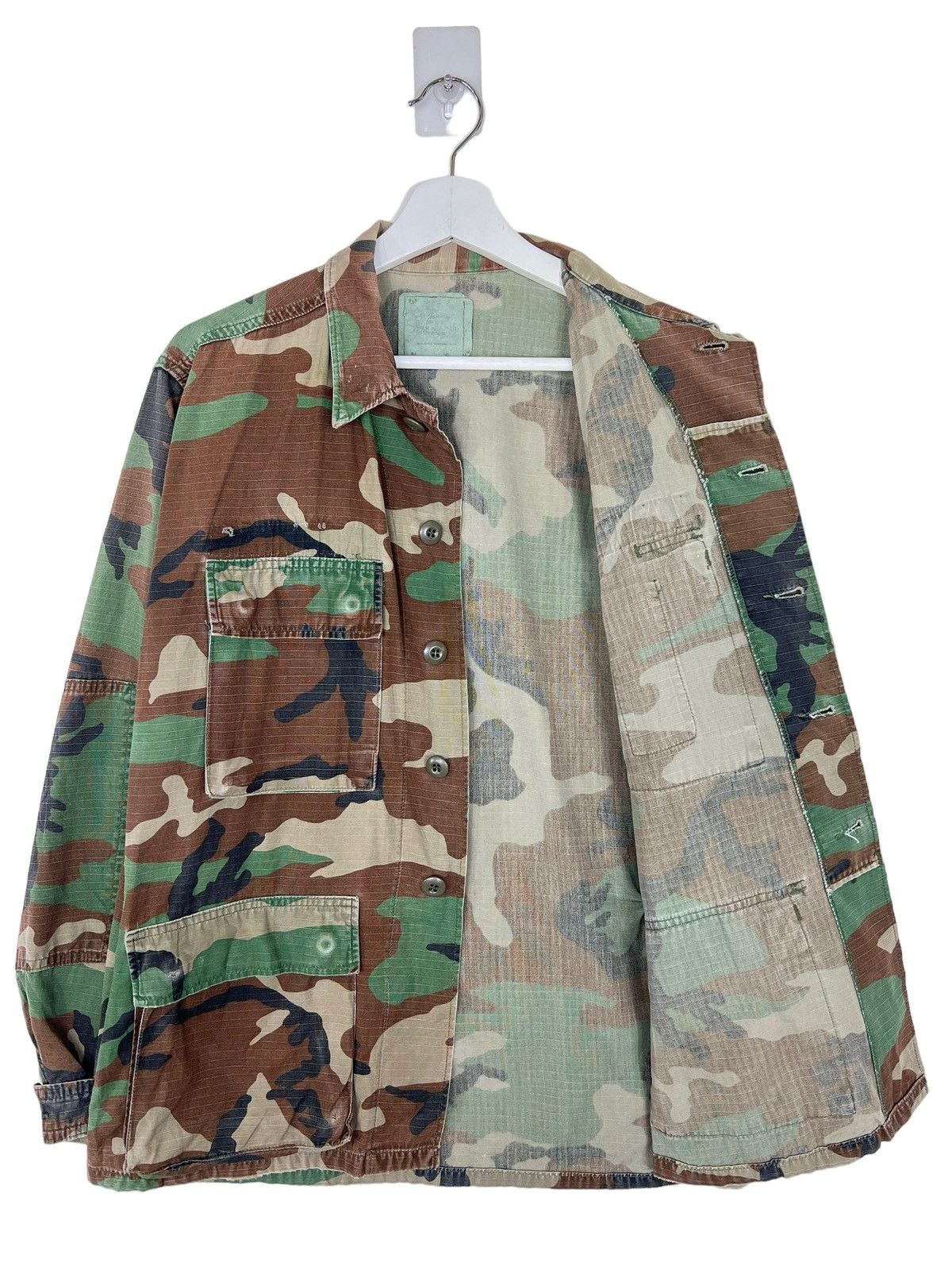 Vintage 🔥 TRUE VINTAGE MILITARY CAMO JACKET Size US M / EU 48-50 / 2 - 8 Thumbnail