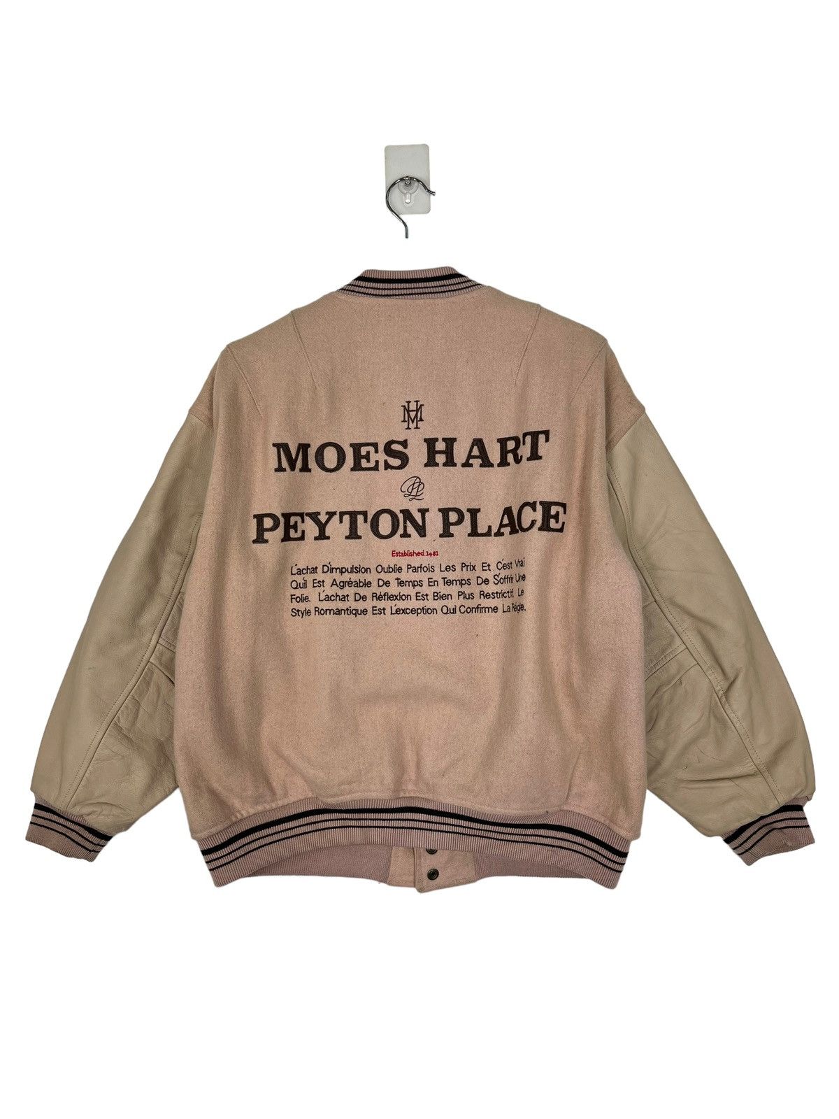 PPFM 🔥 PEYTON PLACE EMBROIDERY VARSITY BOMBER JACKET Size US M / EU 48-50 / 2 - 7 Thumbnail