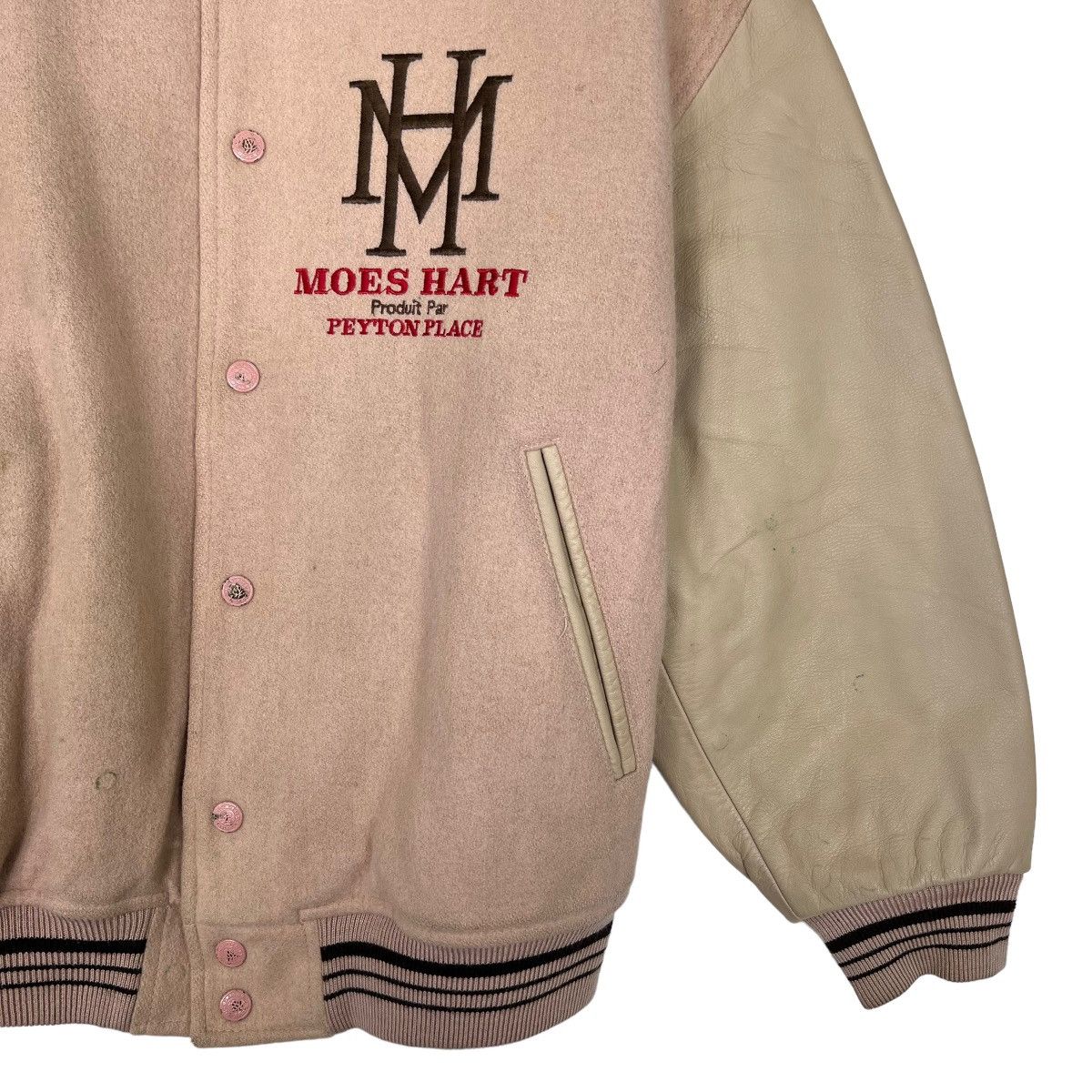 PPFM 🔥 PEYTON PLACE EMBROIDERY VARSITY BOMBER JACKET Size US M / EU 48-50 / 2 - 6 Thumbnail