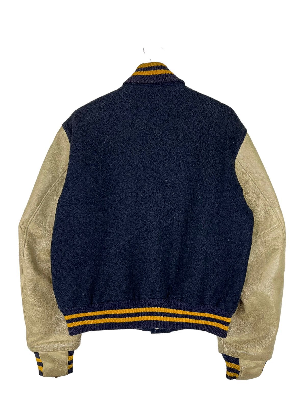 Golden Bear 🔥 VINTAGE GOLDEN BEAR VARSITY BOMBER JACKET MADE IN USA Size US M / EU 48-50 / 2 - 6 Thumbnail