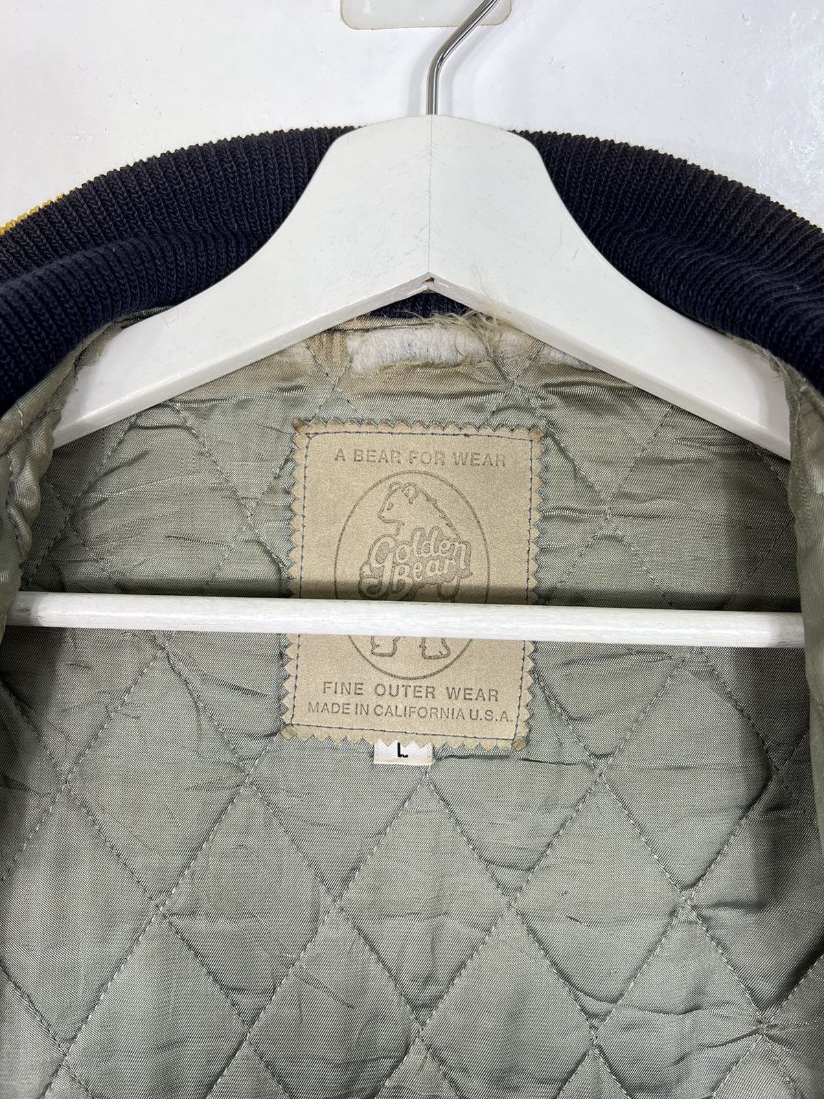 Golden Bear 🔥 VINTAGE GOLDEN BEAR VARSITY BOMBER JACKET MADE IN USA Size US M / EU 48-50 / 2 - 10 Thumbnail