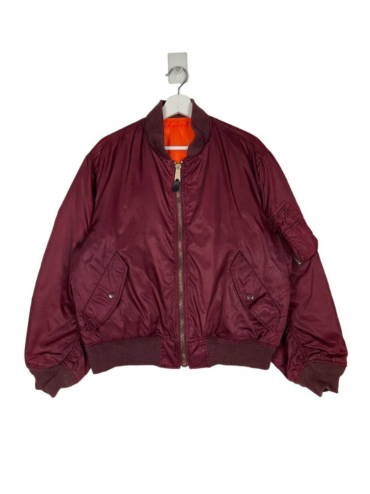 Japanese Brand 🔥 RIOT THE AIR FORCE MA-1 BOMBER JACKET Size US L / EU 52-54 / 3 - 2 Thumbnail