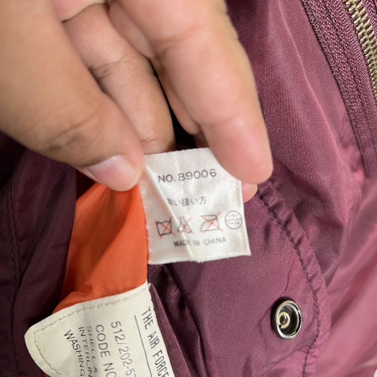 Japanese Brand 🔥 RIOT THE AIR FORCE MA-1 BOMBER JACKET Size US L / EU 52-54 / 3 - 14 Thumbnail
