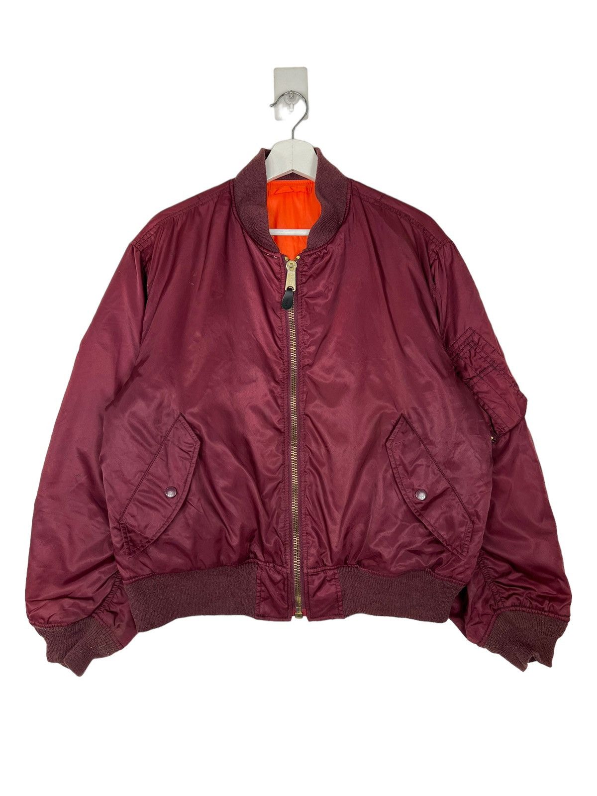 Japanese Brand 🔥 RIOT THE AIR FORCE MA-1 BOMBER JACKET Size US L / EU 52-54 / 3 - 3 Thumbnail