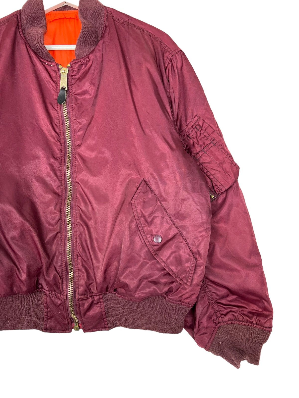Japanese Brand 🔥 RIOT THE AIR FORCE MA-1 BOMBER JACKET Size US L / EU 52-54 / 3 - 6 Thumbnail