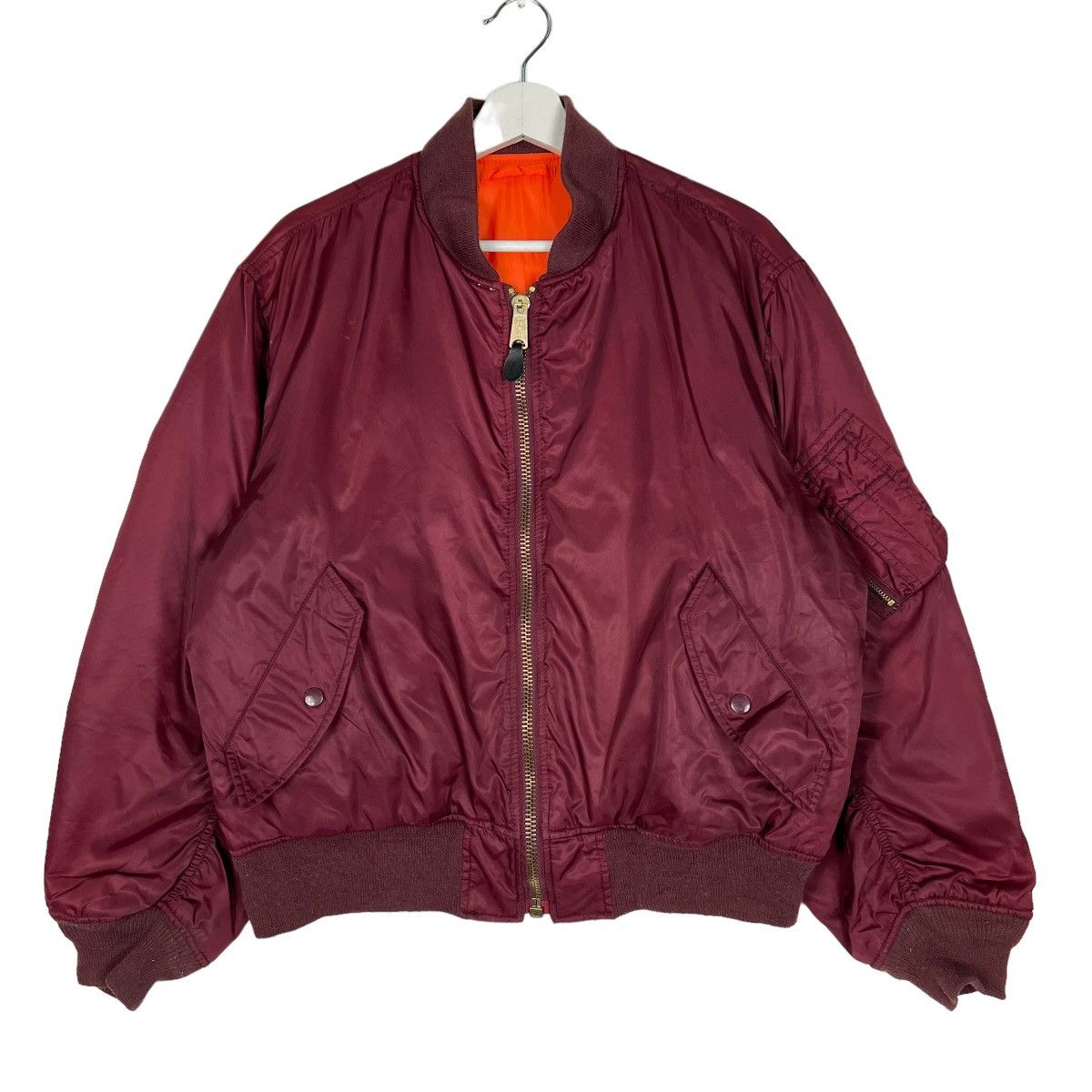 Japanese Brand 🔥 RIOT THE AIR FORCE MA-1 BOMBER JACKET Size US L / EU 52-54 / 3 - 1 Thumbnail
