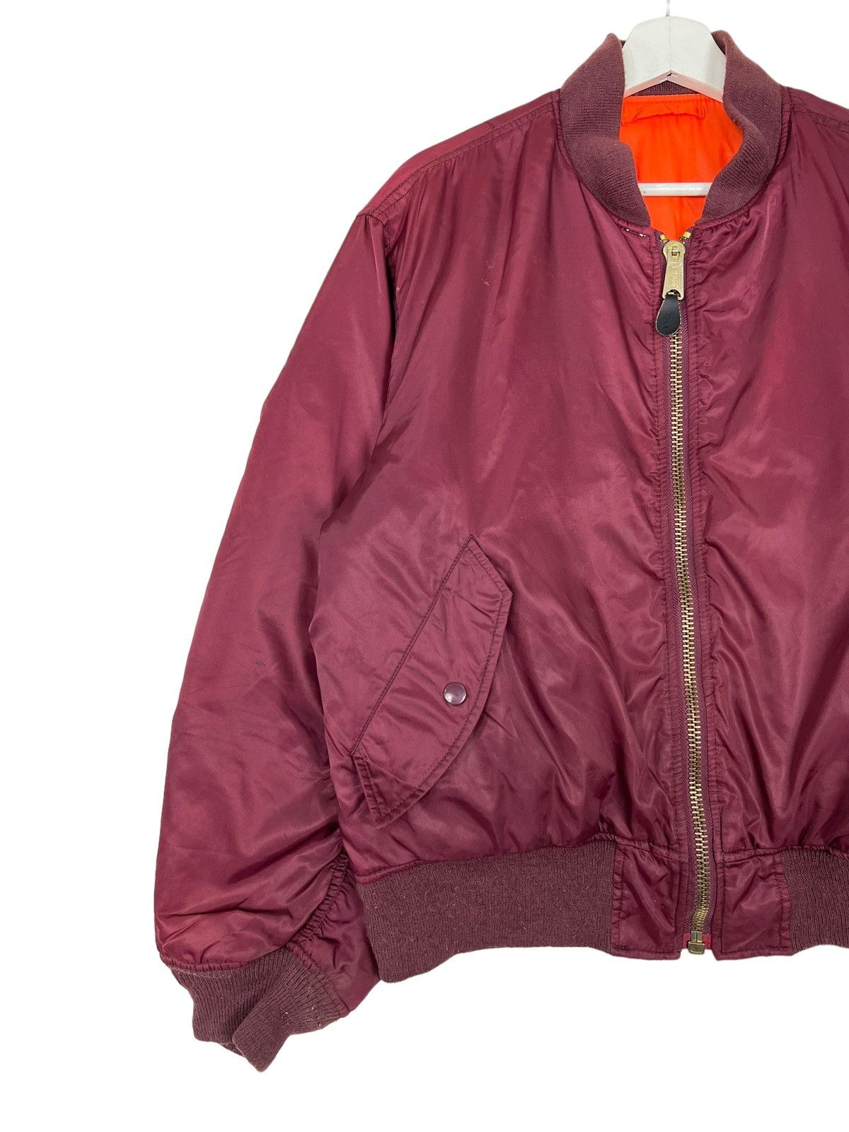 Japanese Brand 🔥 RIOT THE AIR FORCE MA-1 BOMBER JACKET Size US L / EU 52-54 / 3 - 4 Thumbnail
