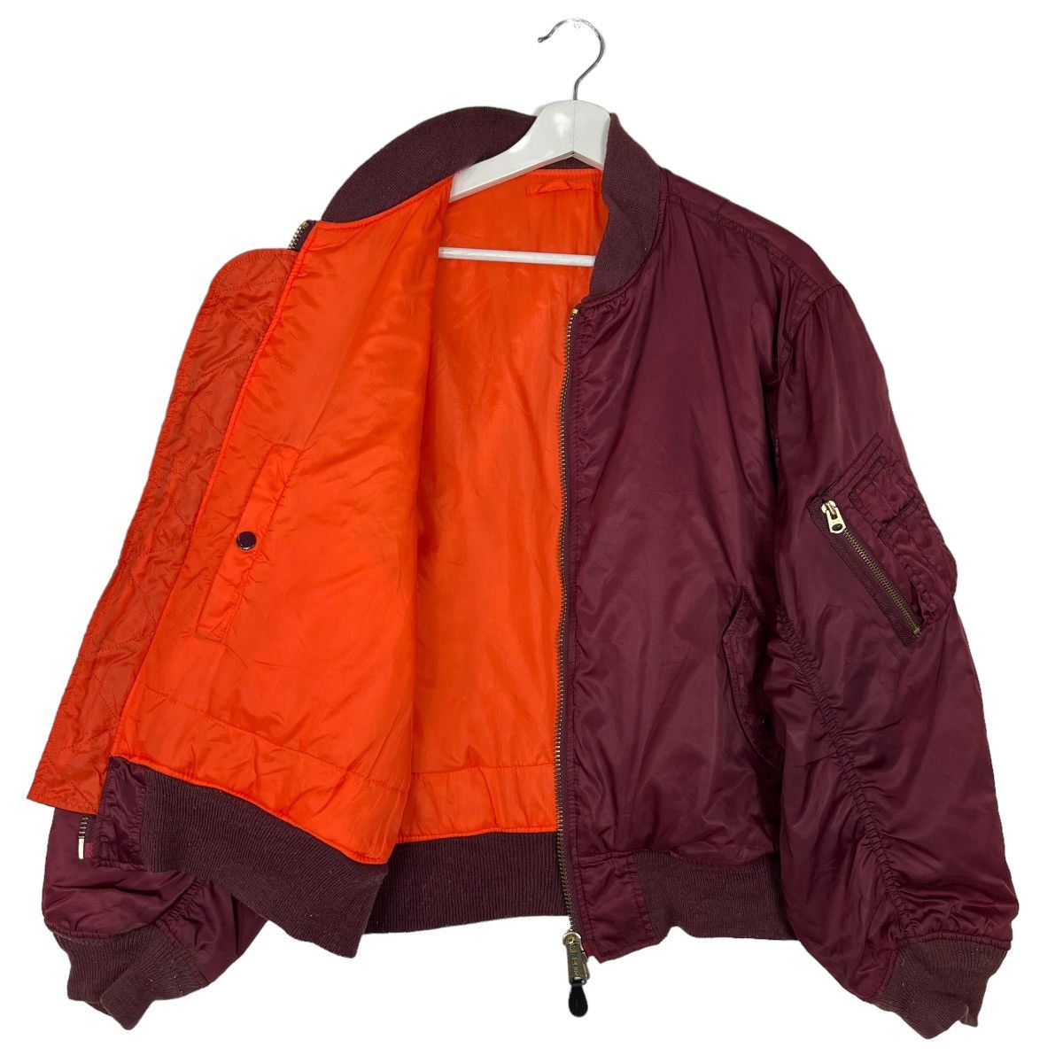 Japanese Brand 🔥 RIOT THE AIR FORCE MA-1 BOMBER JACKET Size US L / EU 52-54 / 3 - 9 Thumbnail