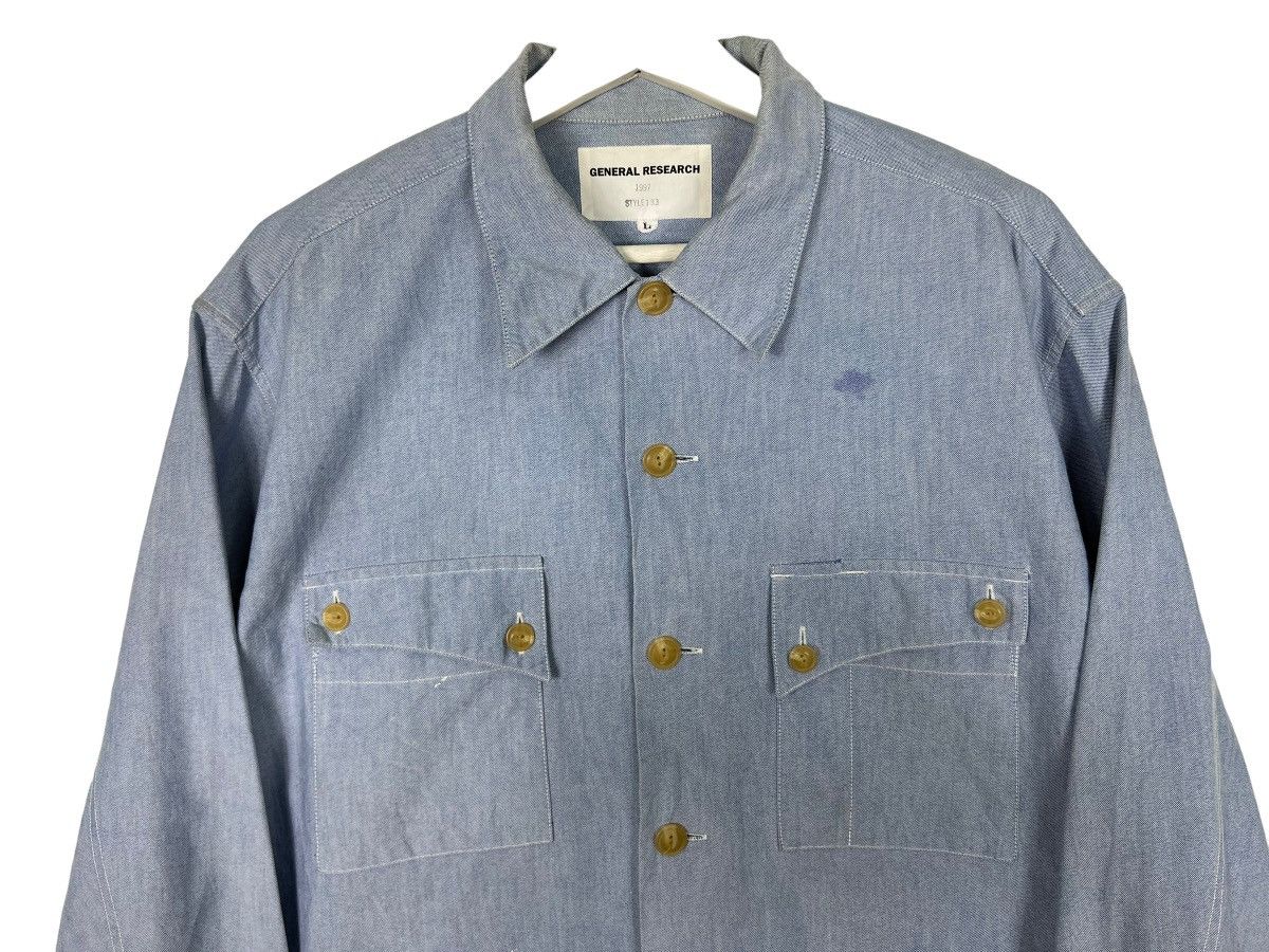 General Research 🔥 1997 GENERAL RESEARCH STYLE 183 SHIRT JACKET Size US L / EU 52-54 / 3 - 4 Thumbnail