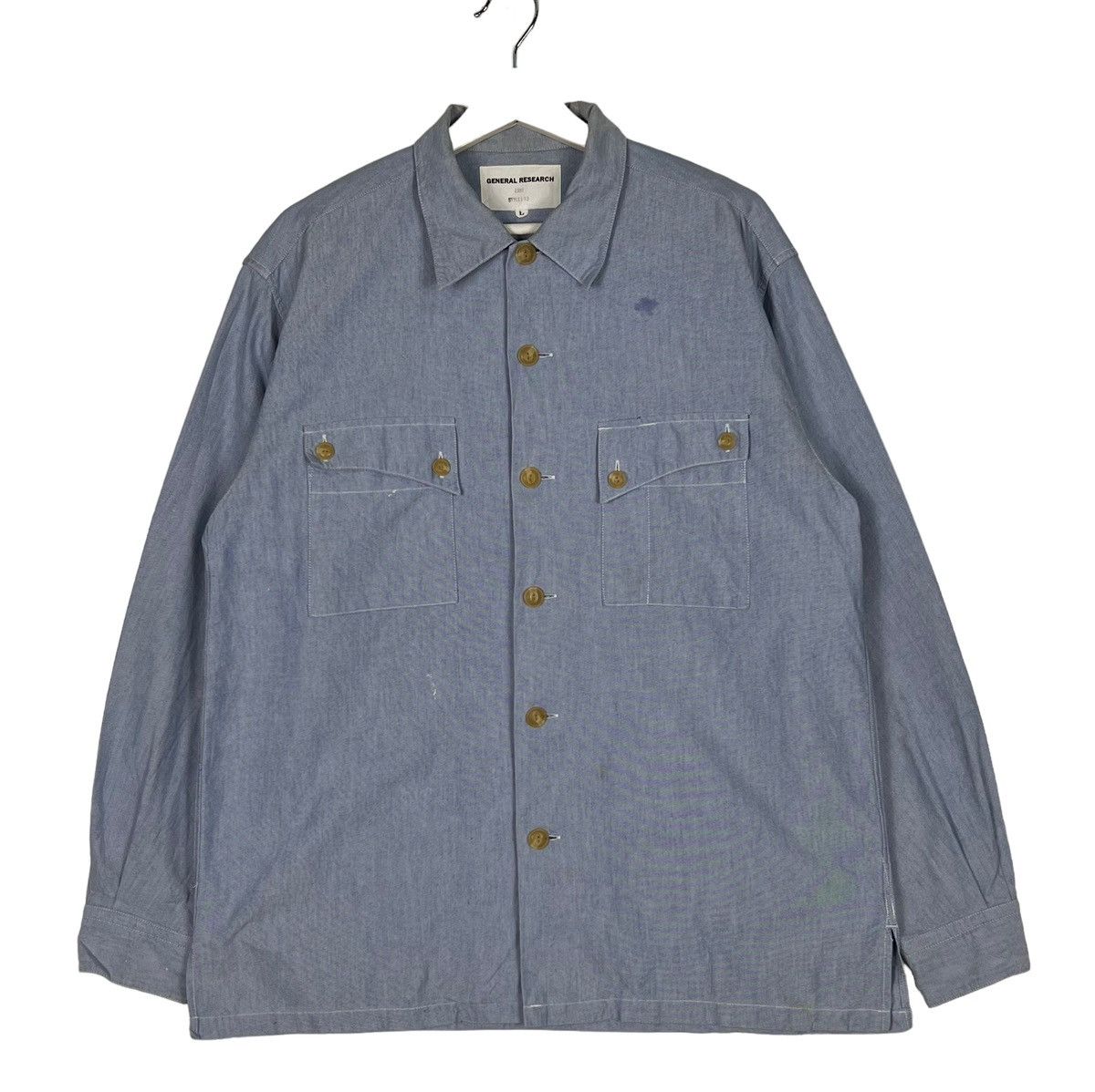 General Research 🔥 1997 GENERAL RESEARCH STYLE 183 SHIRT JACKET Size US L / EU 52-54 / 3 - 8 Thumbnail