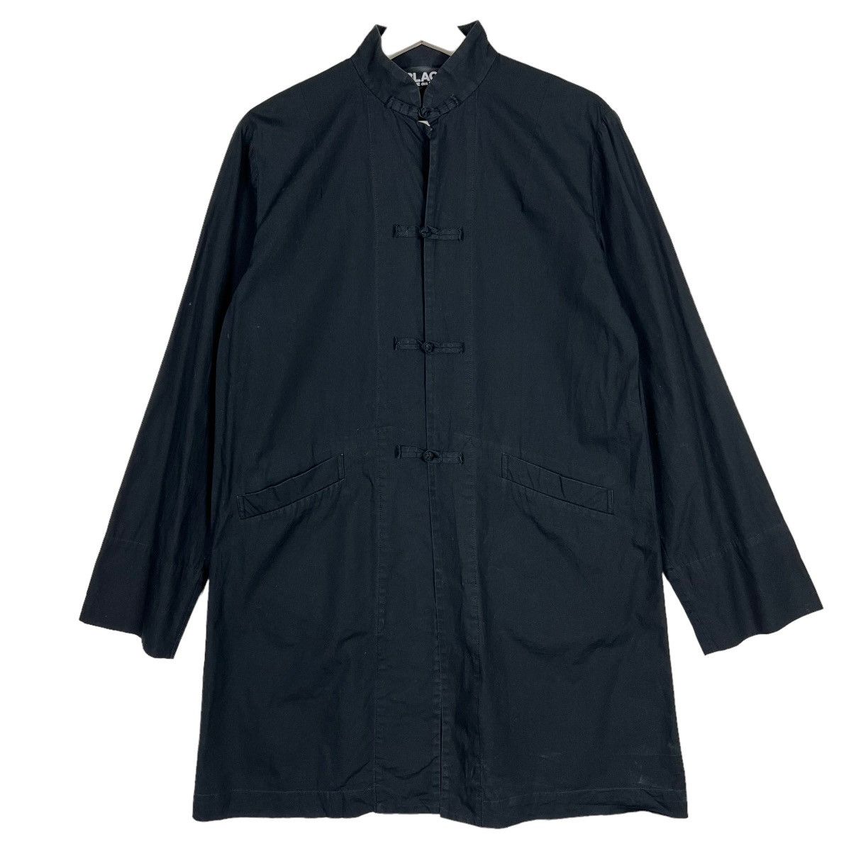 Comme des Garcons 🔥AD2016 BLACK COMME DES GARCONS MANDARIN JACKET Size US M / EU 48-50 / 2 - 5 Thumbnail