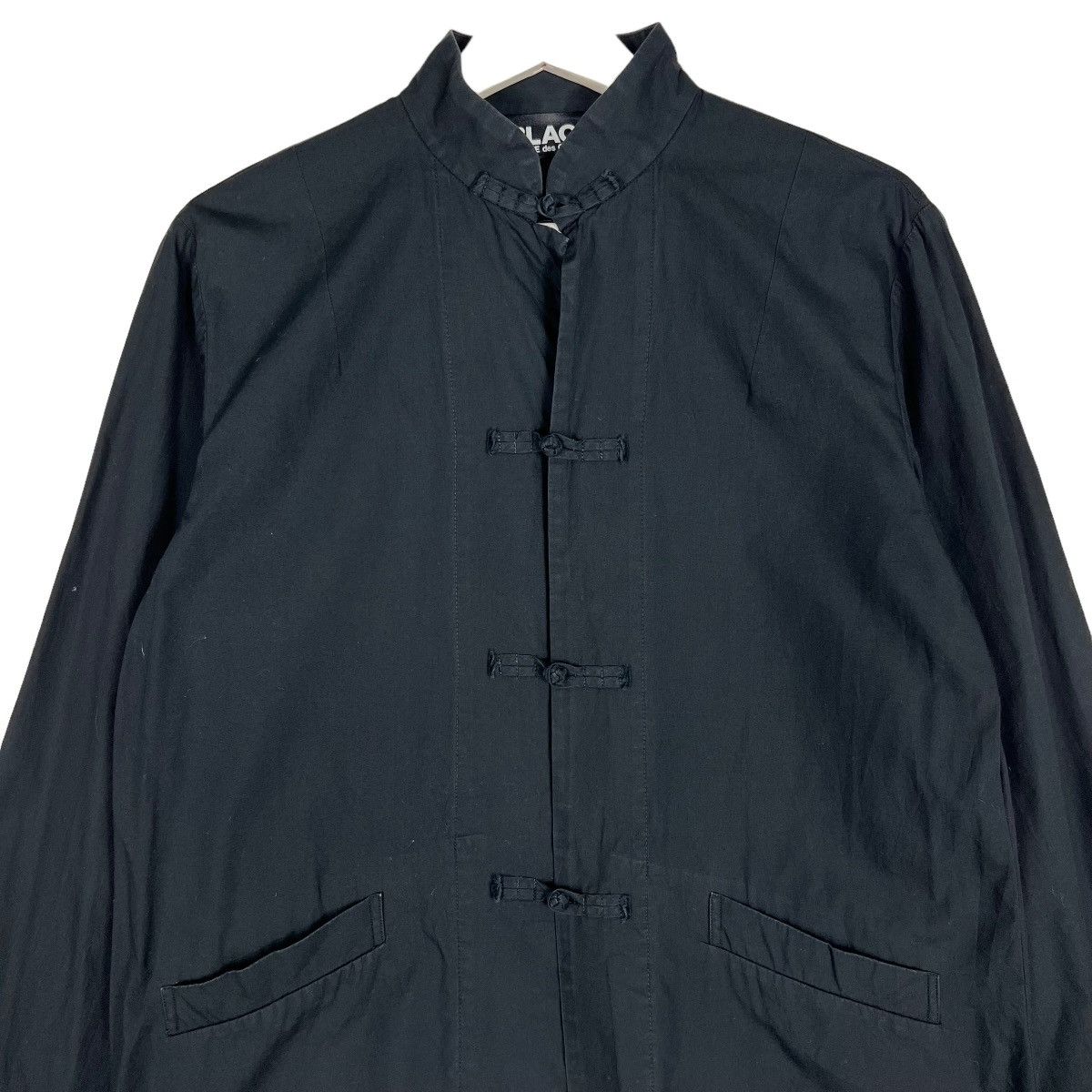 Comme des Garcons 🔥AD2016 BLACK COMME DES GARCONS MANDARIN JACKET Size US M / EU 48-50 / 2 - 3 Thumbnail