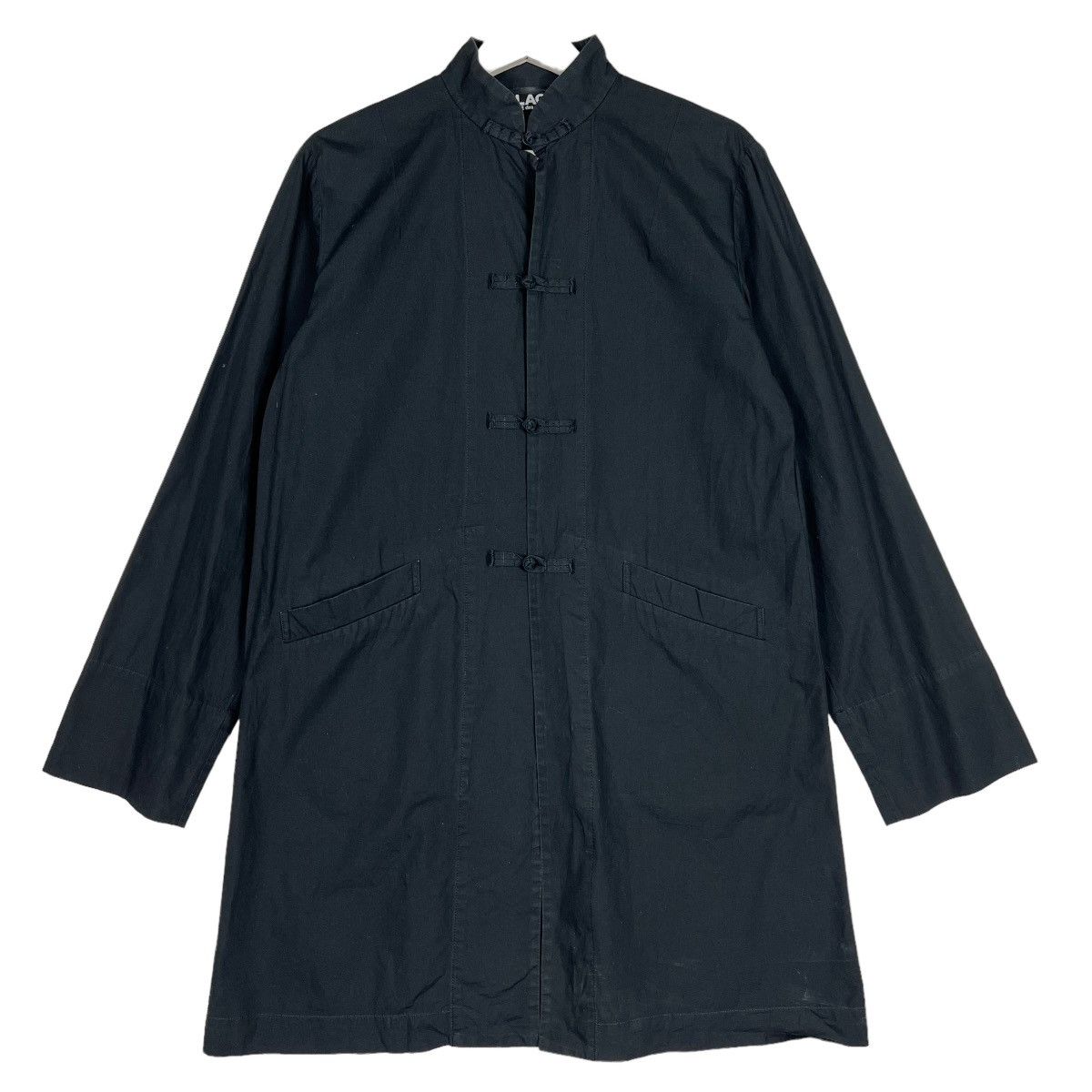 Comme des Garcons 🔥AD2016 BLACK COMME DES GARCONS MANDARIN JACKET Size US M / EU 48-50 / 2 - 1 Thumbnail