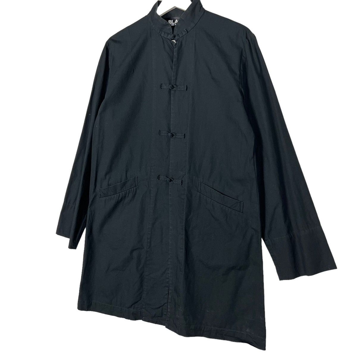 Comme des Garcons 🔥AD2016 BLACK COMME DES GARCONS MANDARIN JACKET Size US M / EU 48-50 / 2 - 6 Thumbnail