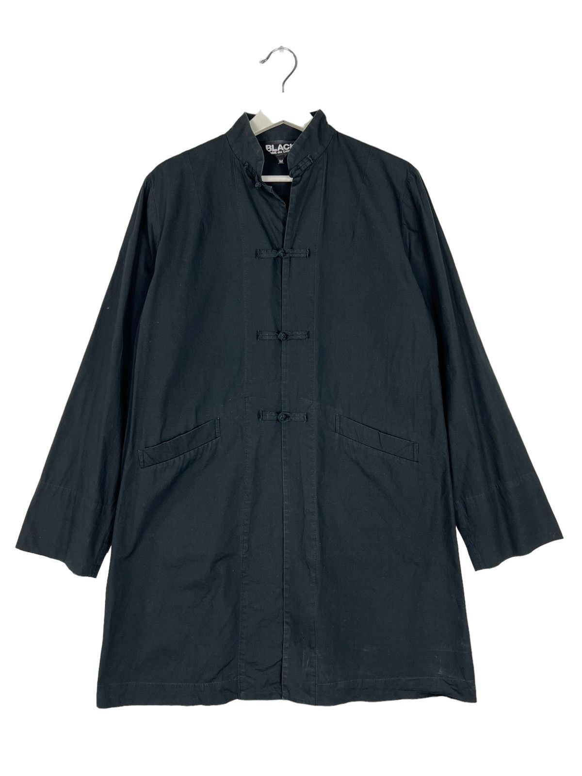 Comme des Garcons 🔥AD2016 BLACK COMME DES GARCONS MANDARIN JACKET Size US M / EU 48-50 / 2 - 2 Thumbnail