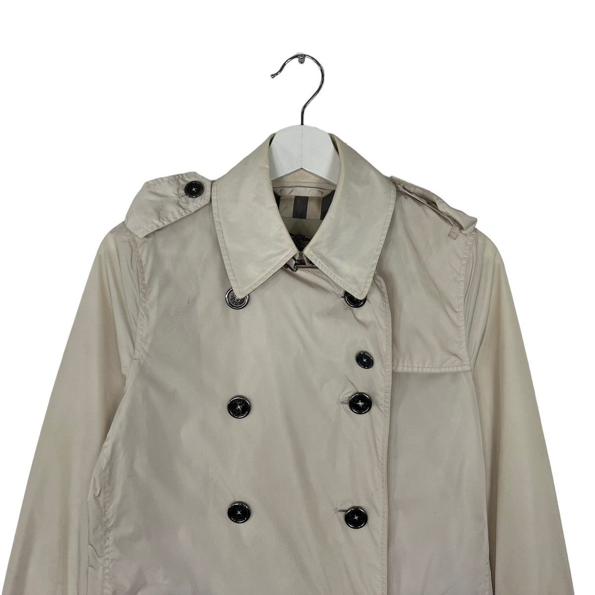 Burberry BURBERRY DOUBLE BREAST NYLON TRENCH COAT Size US S / EU 44-46 / 1 - 3 Thumbnail