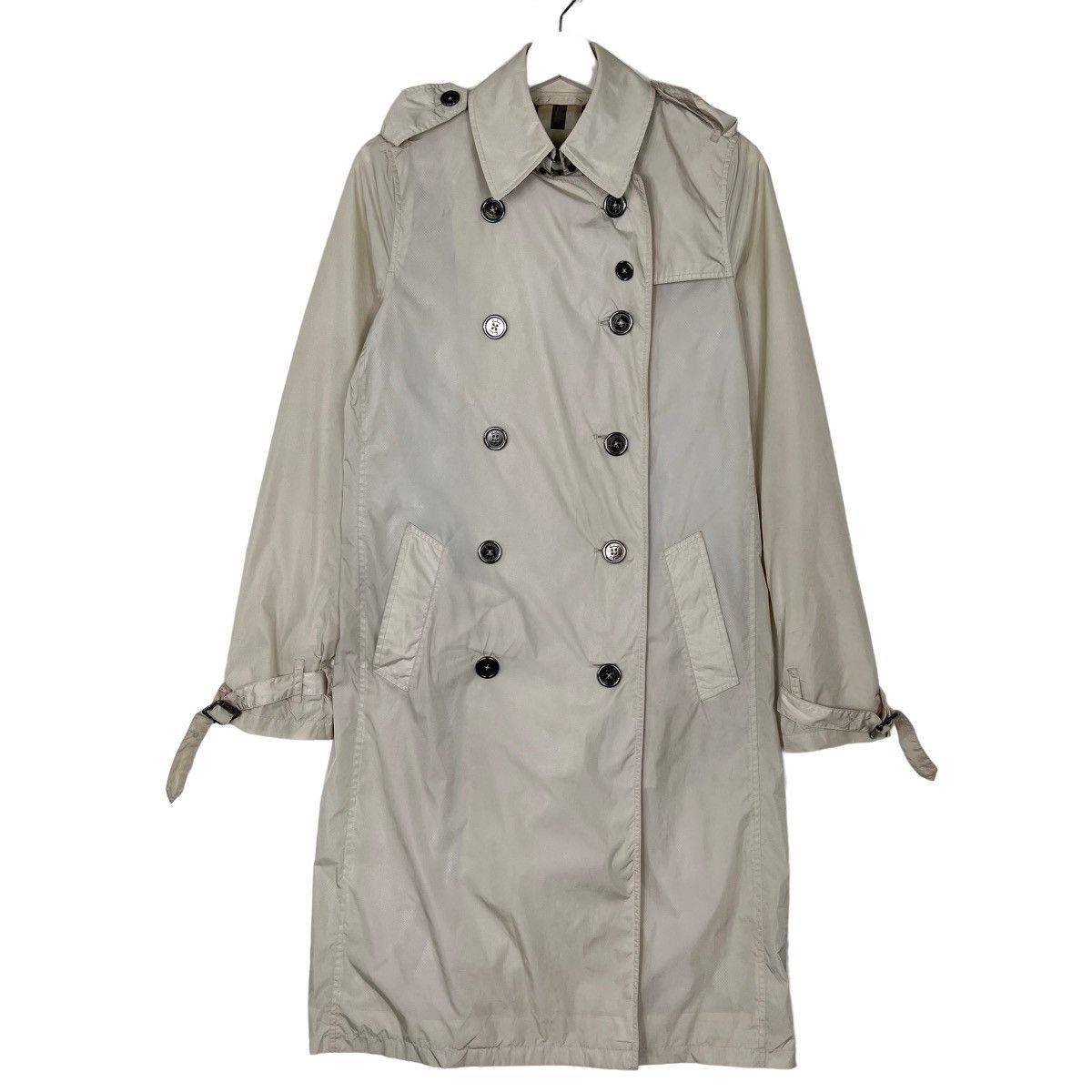 Burberry BURBERRY DOUBLE BREAST NYLON TRENCH COAT Size US S / EU 44-46 / 1 - 1 Thumbnail
