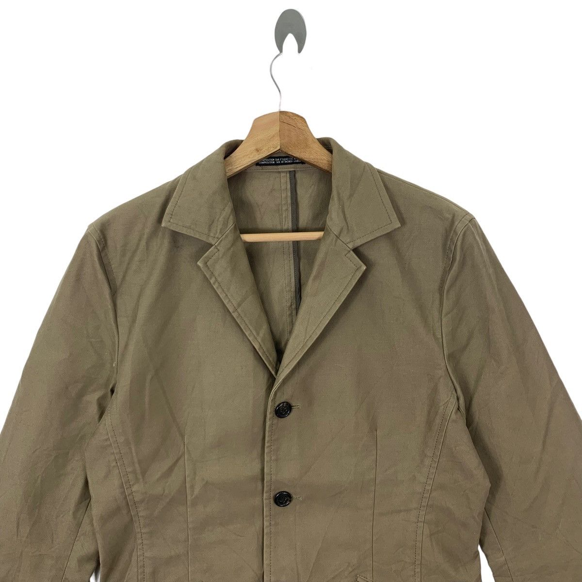 Yohji Yamamoto Vintage Ined Homme Yohji Yamamoto Cot Blazer Women Size S / US 4 / IT 40 - 2 Thumbnail