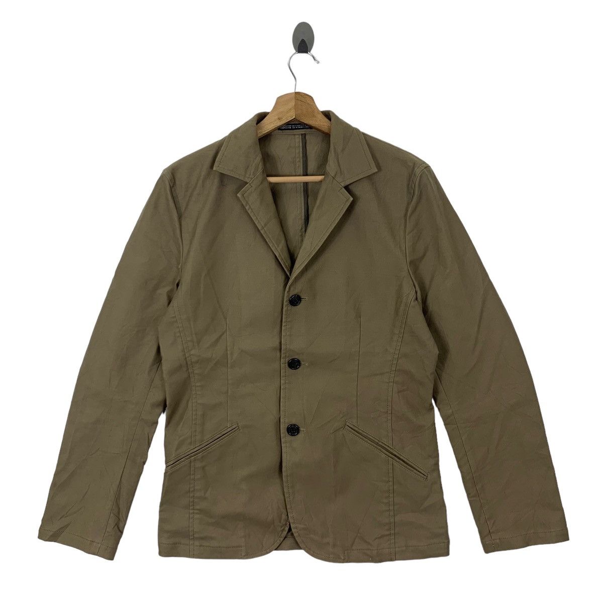 Yohji Yamamoto Vintage Ined Homme Yohji Yamamoto Cot Blazer Women Size S / US 4 / IT 40 - 1 Thumbnail