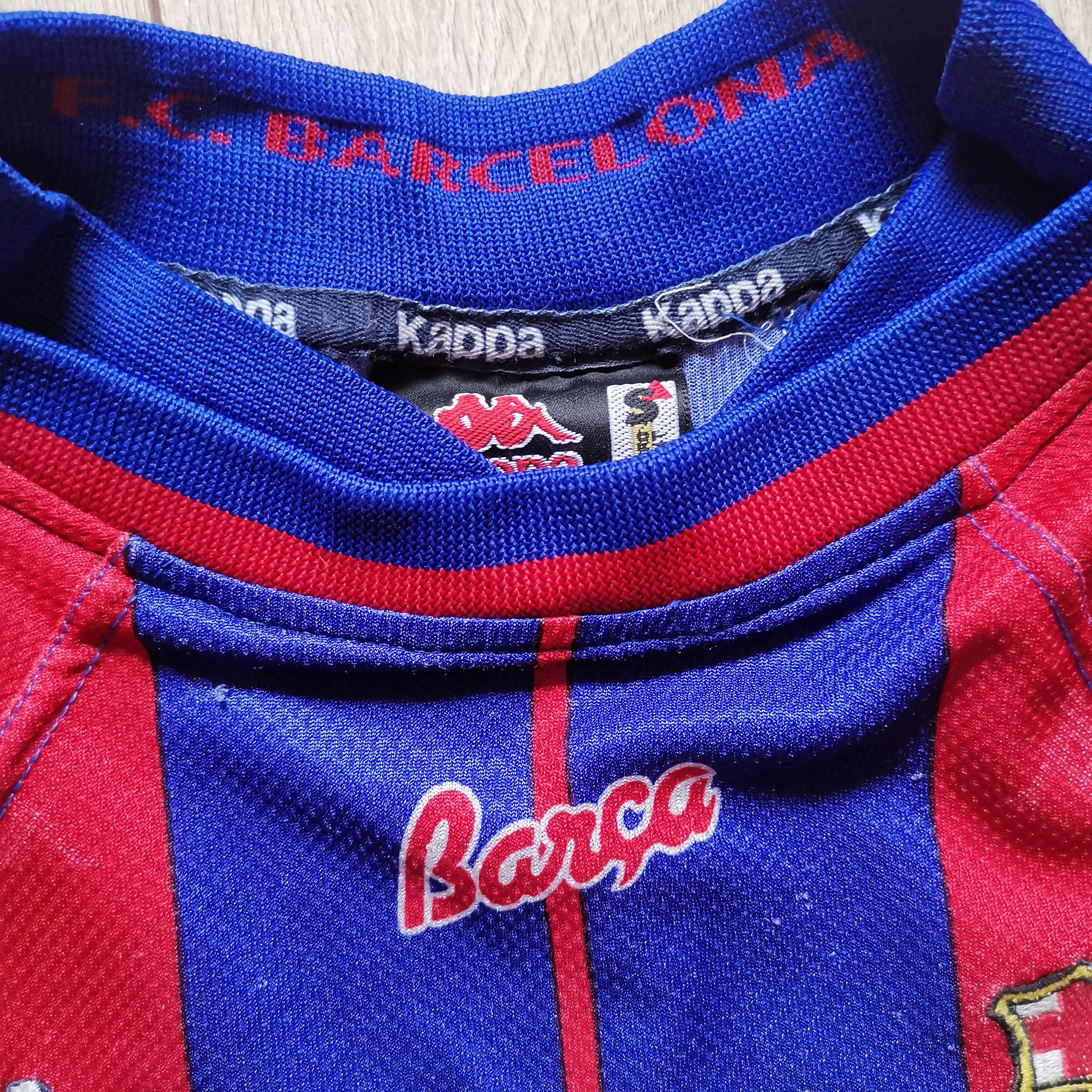 Kappa Kappa Barcelona 1997 1998 home jersey soccer football Size US S / EU 44-46 / 1 - 4 Thumbnail