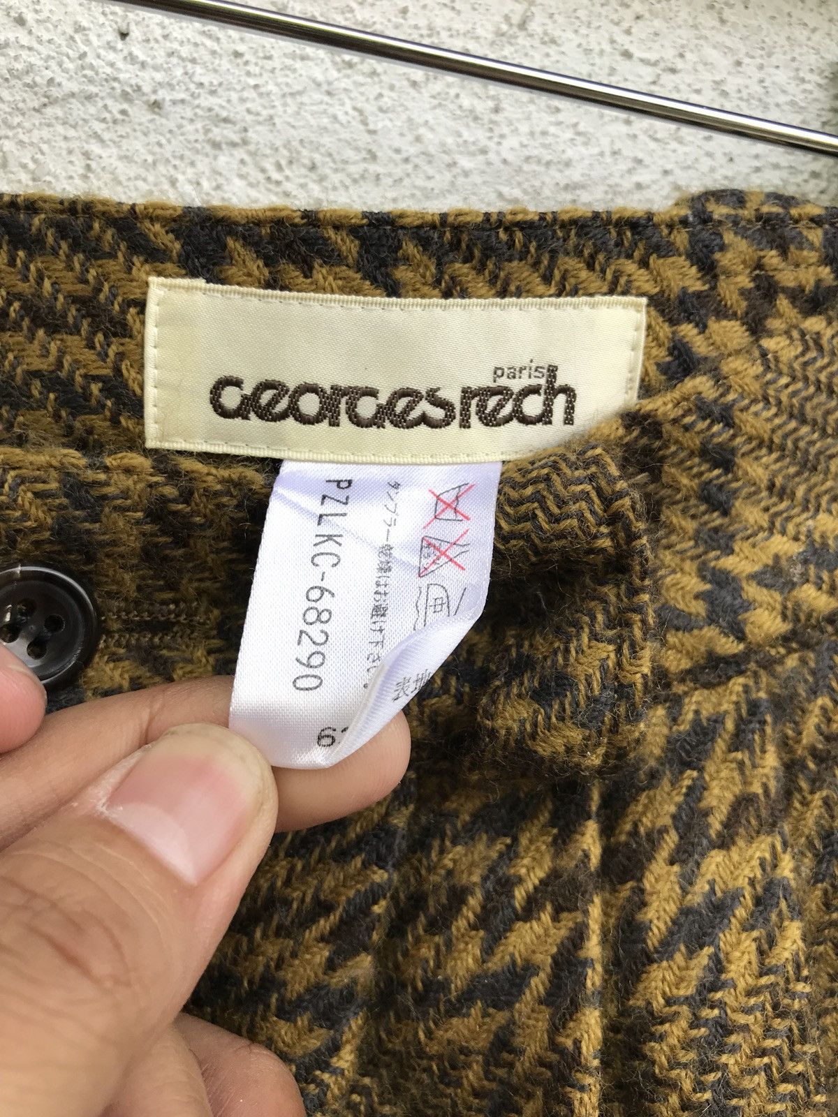 Japanese Brand Japanese Brand Georges Rech Baggy Oversized High Waist Wool Size US 26 / EU 42 - 8 Thumbnail