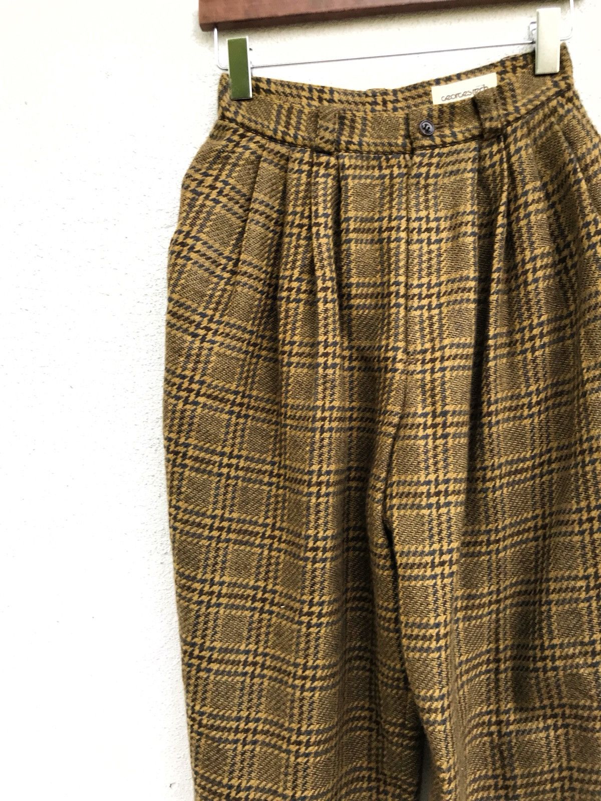 Japanese Brand Japanese Brand Georges Rech Baggy Oversized High Waist Wool Size US 26 / EU 42 - 2 Thumbnail