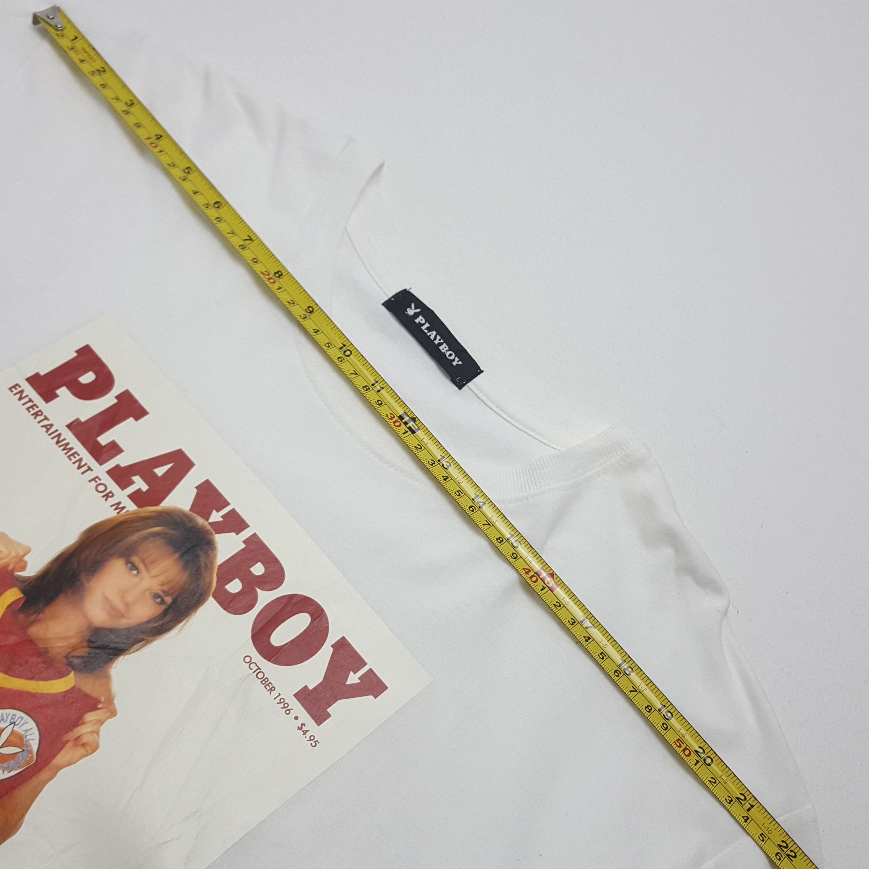 Playboy × Vintage Vintage PLAYBOY Cover Man Magazine T-Shirt Size US L / EU 52-54 / 3 - 6 Thumbnail