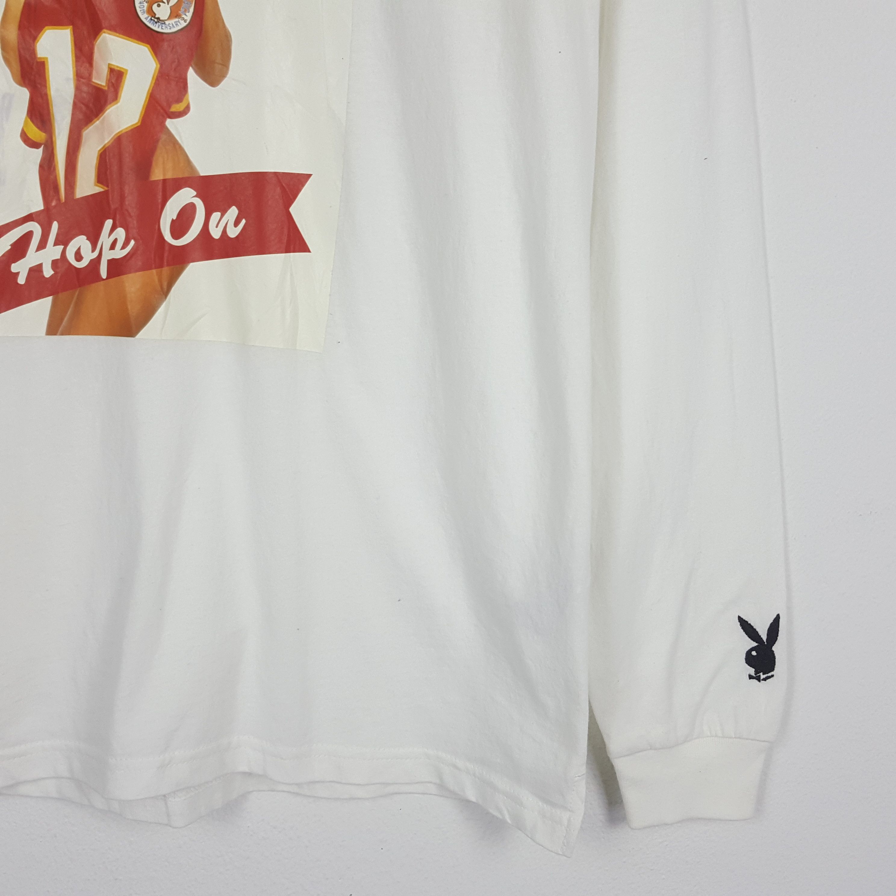Playboy × Vintage Vintage PLAYBOY Cover Man Magazine T-Shirt Size US L / EU 52-54 / 3 - 2 Thumbnail