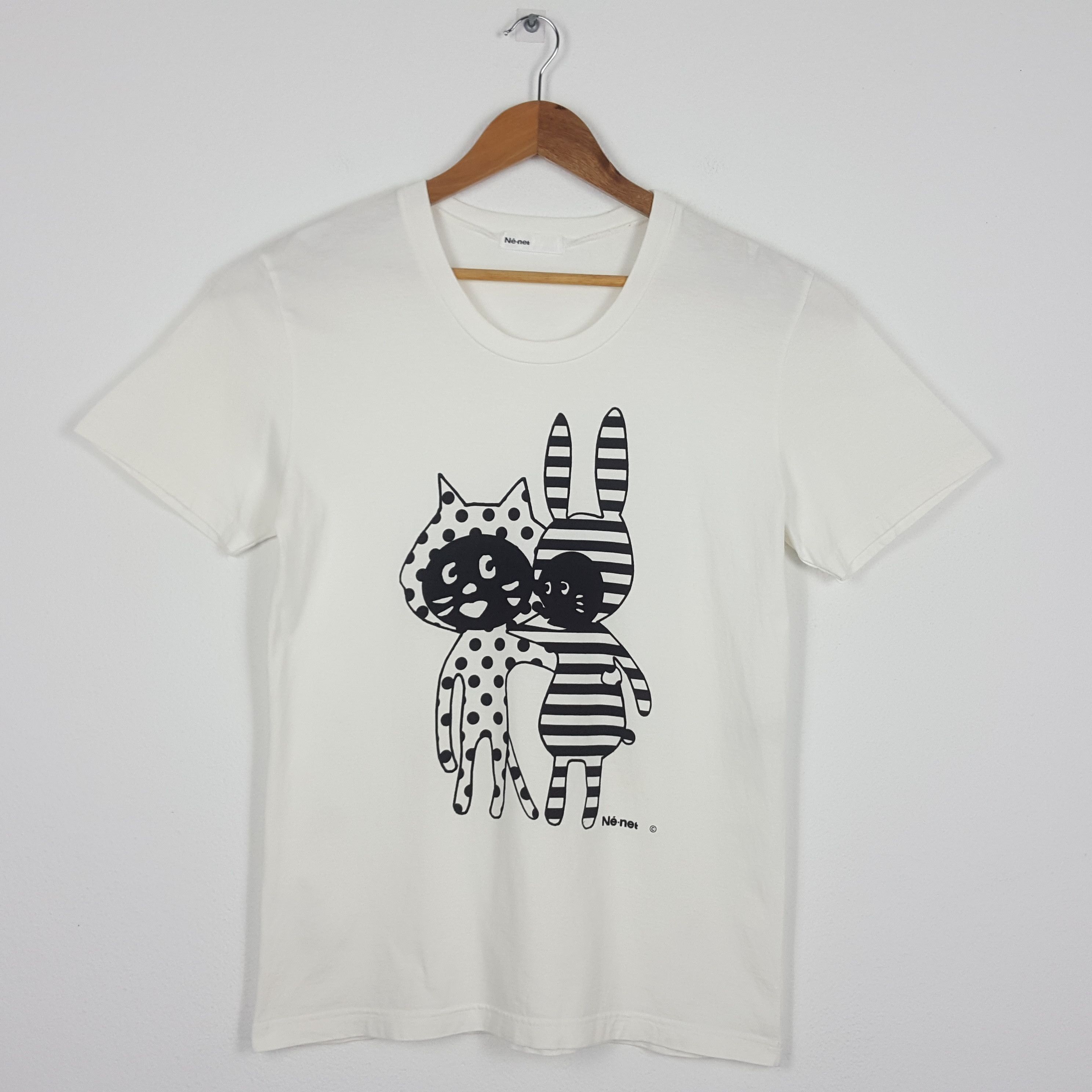 Issey Miyake × Japanese Brand × Vintage Vintage Ne-net by issey miyake big logo t-shirt made Japan Size US M / EU 48-50 / 2 - 1 Thumbnail
